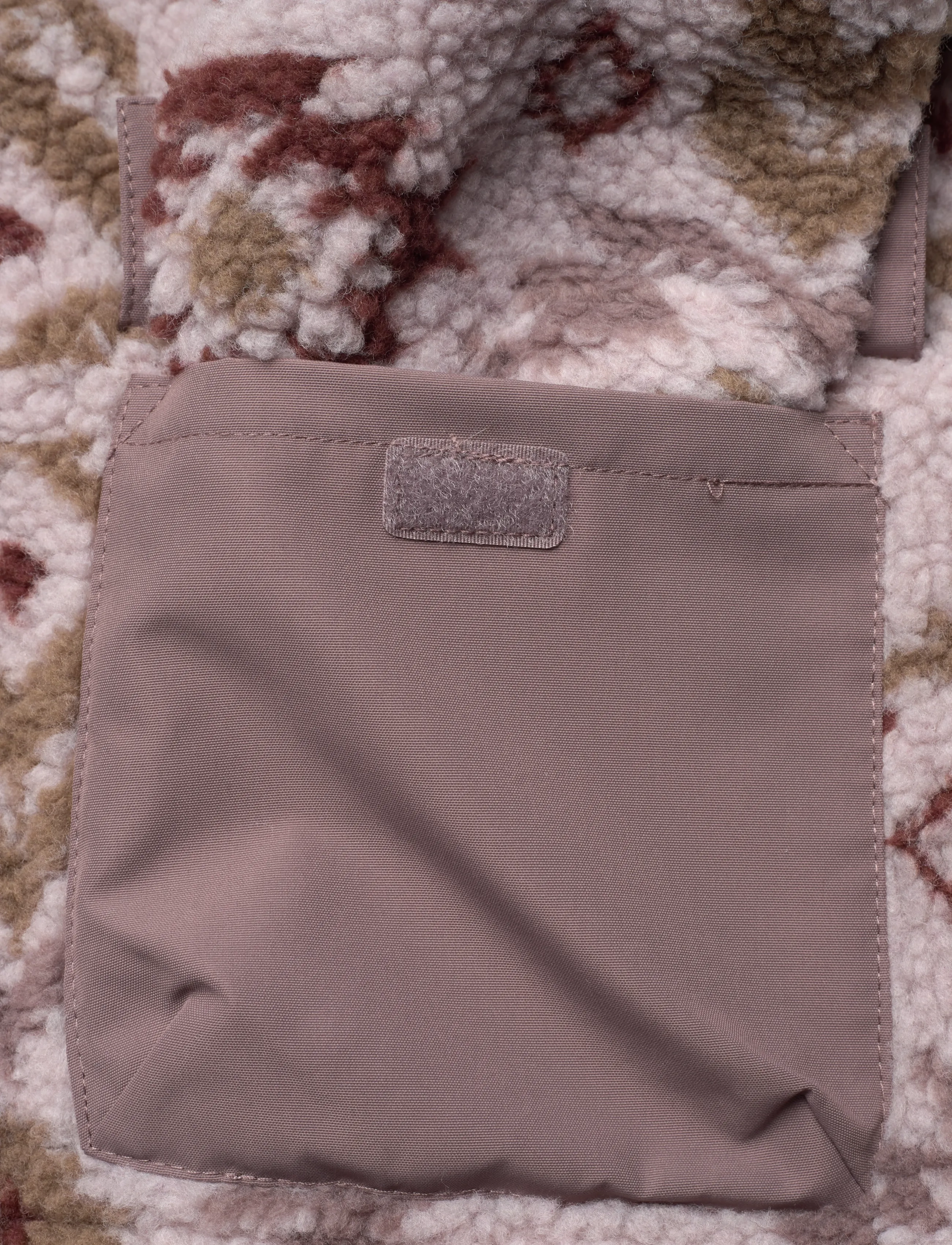 mikk-line - Teddy Mix Jacket AOP - fliis - cloud gray - 3
