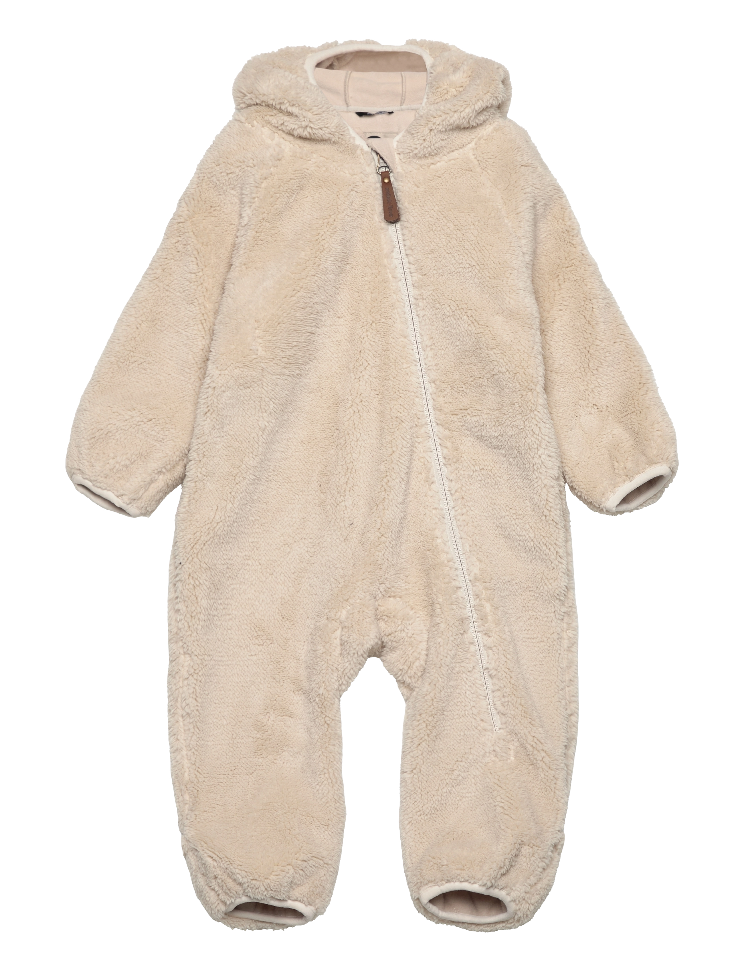 mikk-line WP Teddy Suit w Ears - Fleece-Sets - DOESKIN / beige