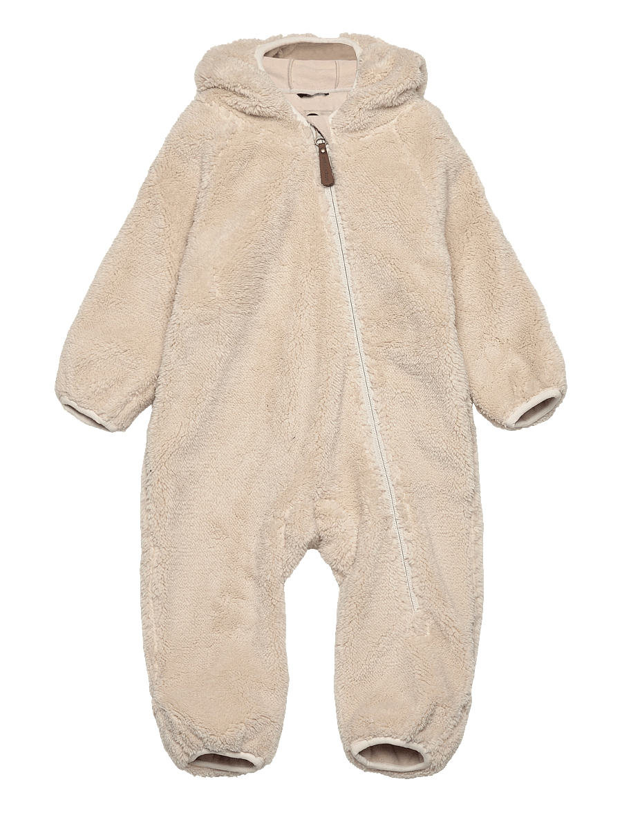 mikk-line - WP Teddy Suit w Ears - fliisist komplektid - doeskin - 1