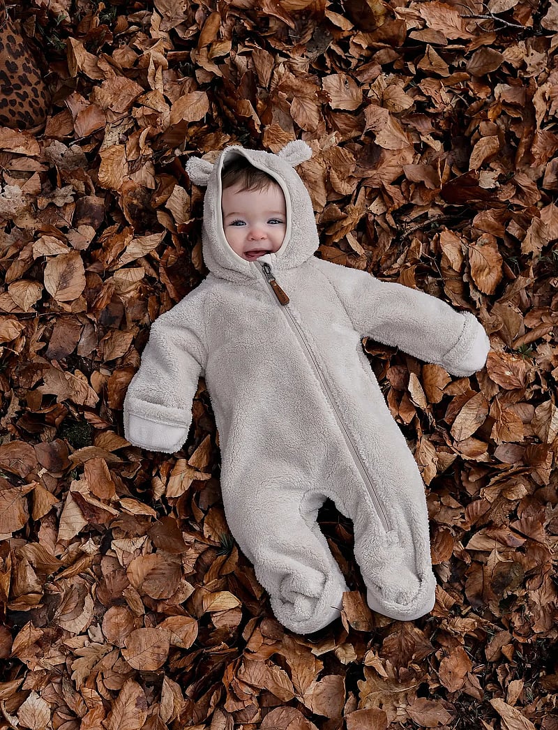 mikk-line - WP Teddy Suit w Ears - fliisist komplektid - doeskin - 3