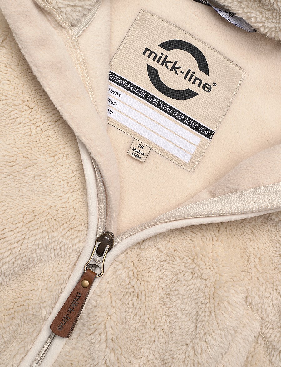 mikk-line - WP Teddy Jacket w Ears - fleecejacken - doeskin - 3