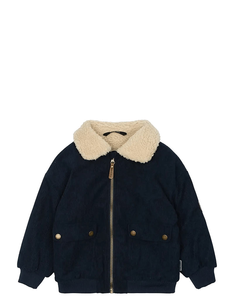 mikk-line - Corduroy Jacket w Teddy - jeansjacken - blue nights - 0