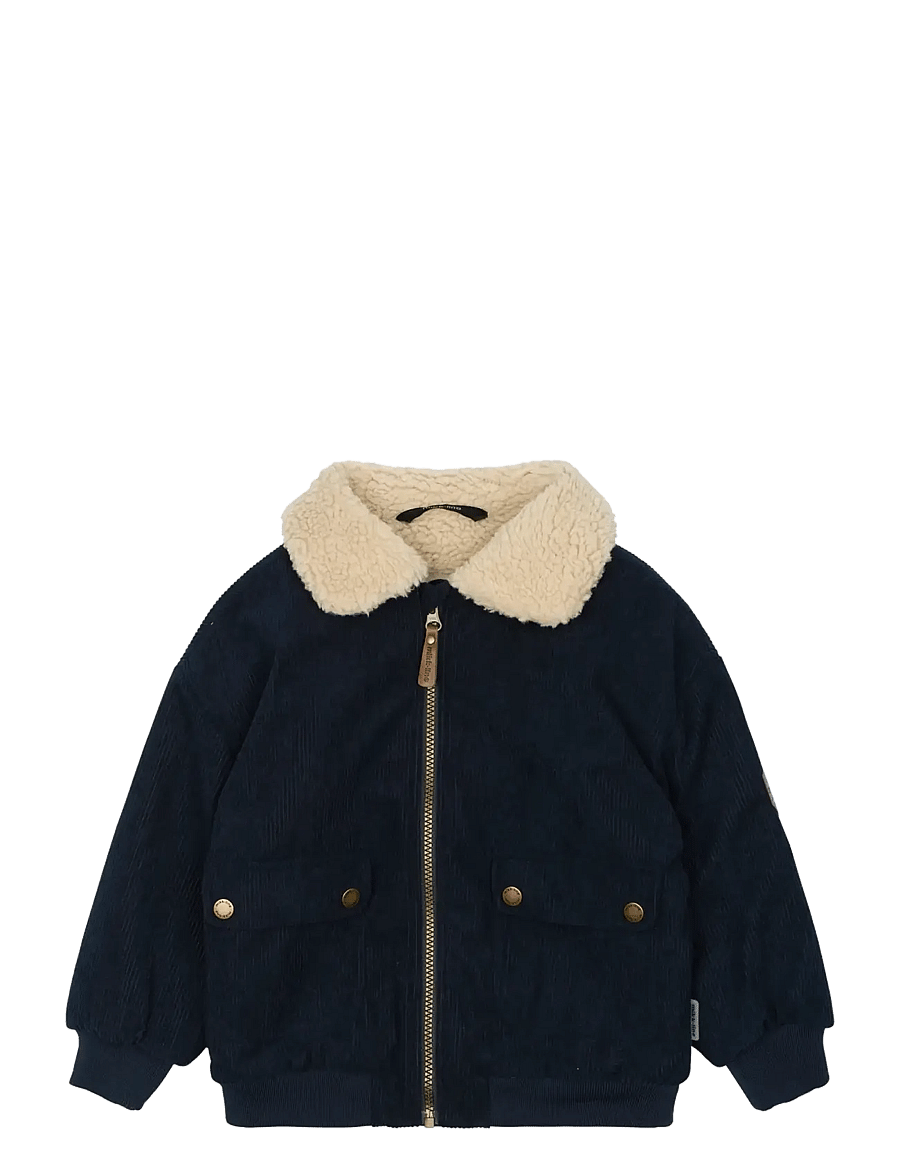 mikk-line - Corduroy Jacket w Teddy - jeansjackor - blue nights - 0