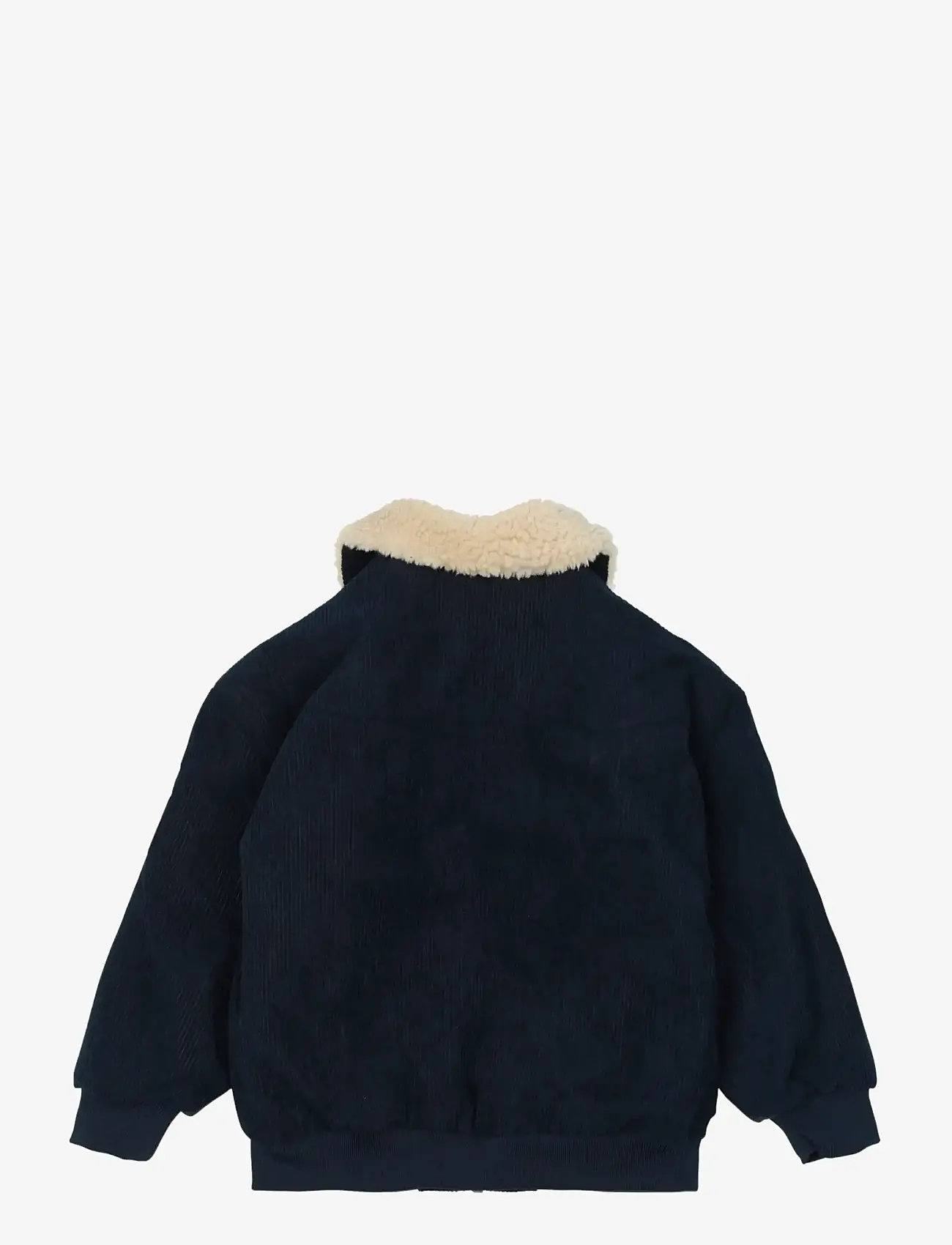 mikk-line - Corduroy Jacket w Teddy - denim jackets - blue nights - 1