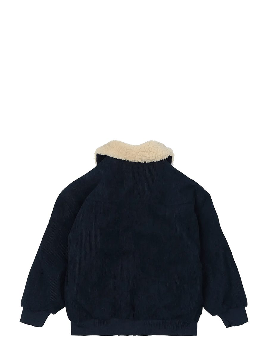 mikk-line - Corduroy Jacket w Teddy - jeansjackor - blue nights - 1