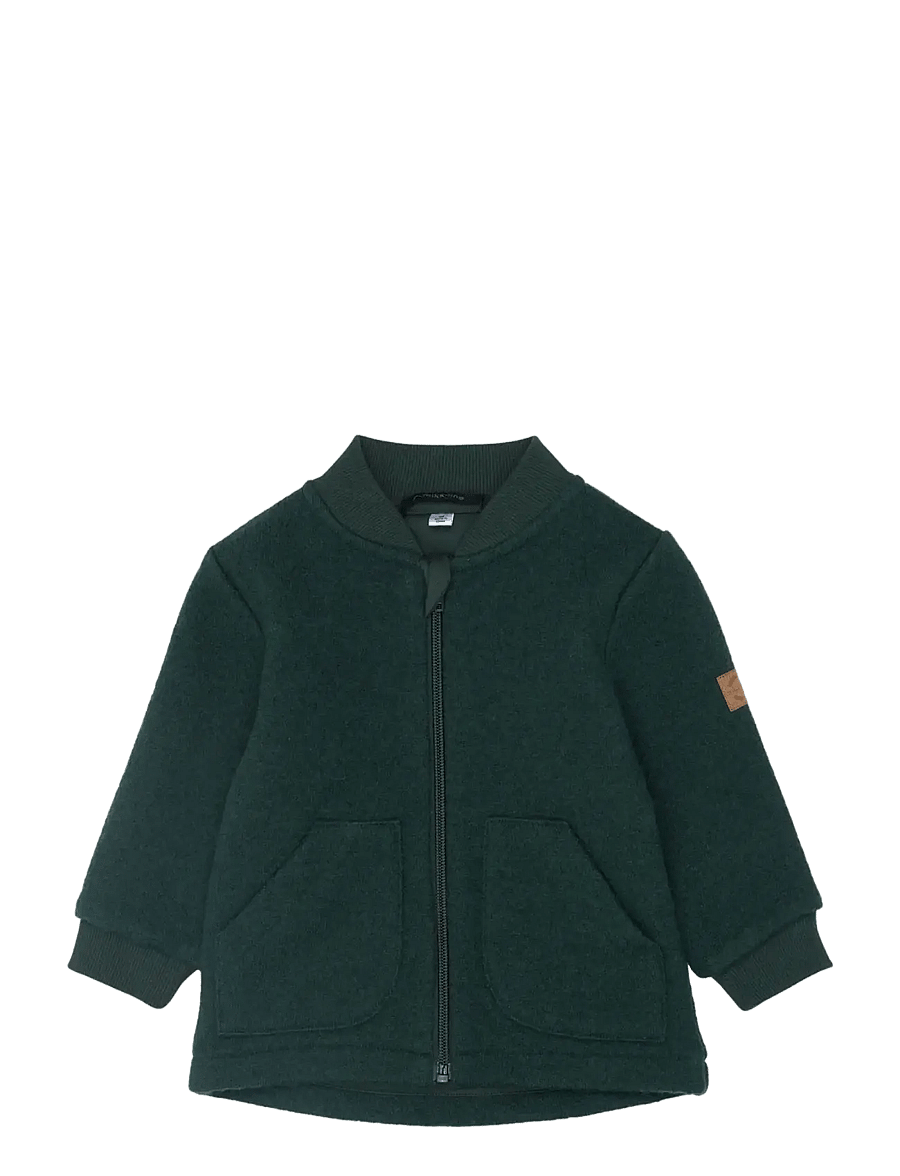 mikk-line - Combed Wool Cardigan - cardigans - darkest sprouse - 0