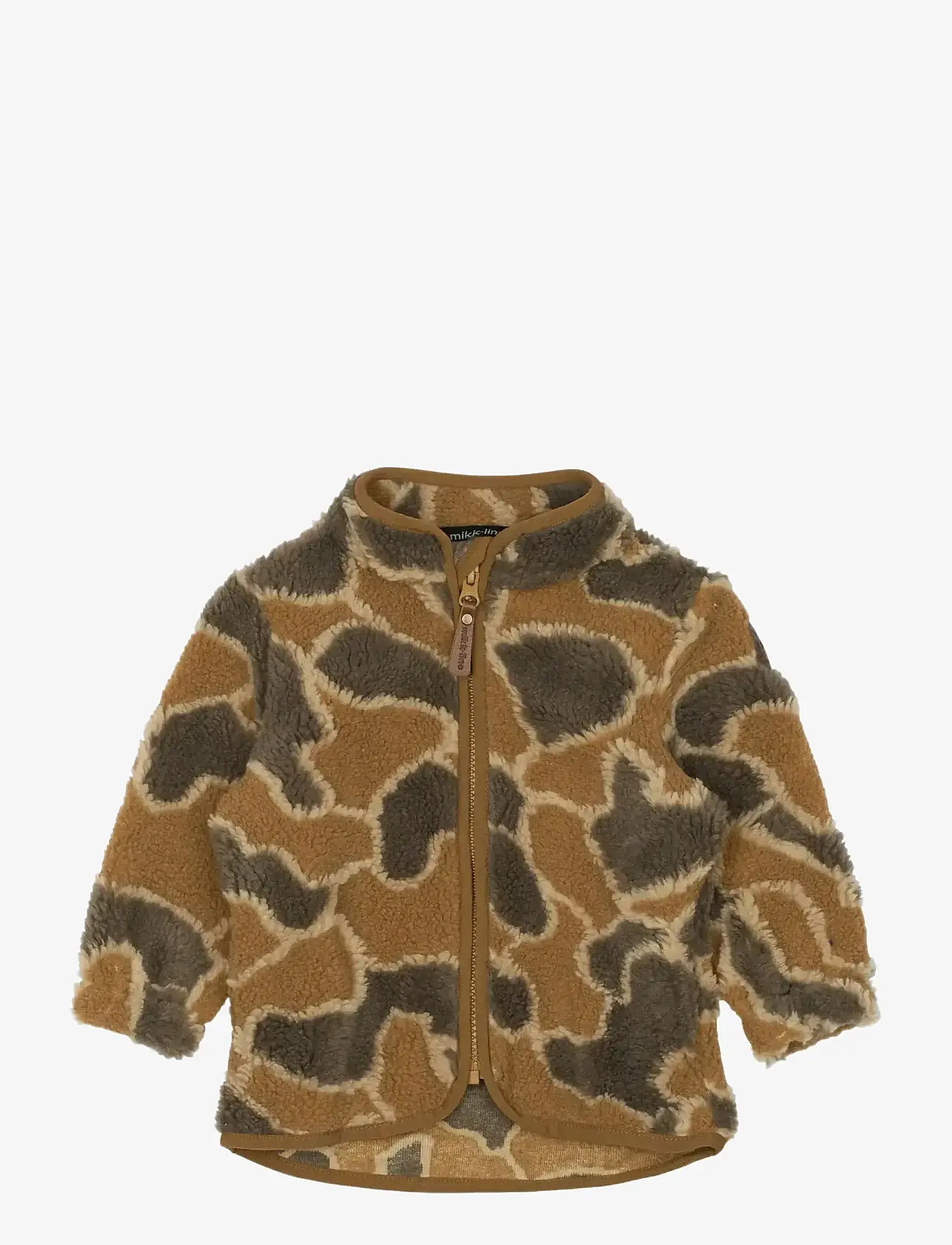 mikk-line - Teddy Cardigan - fleecejackor - burlwood - 1