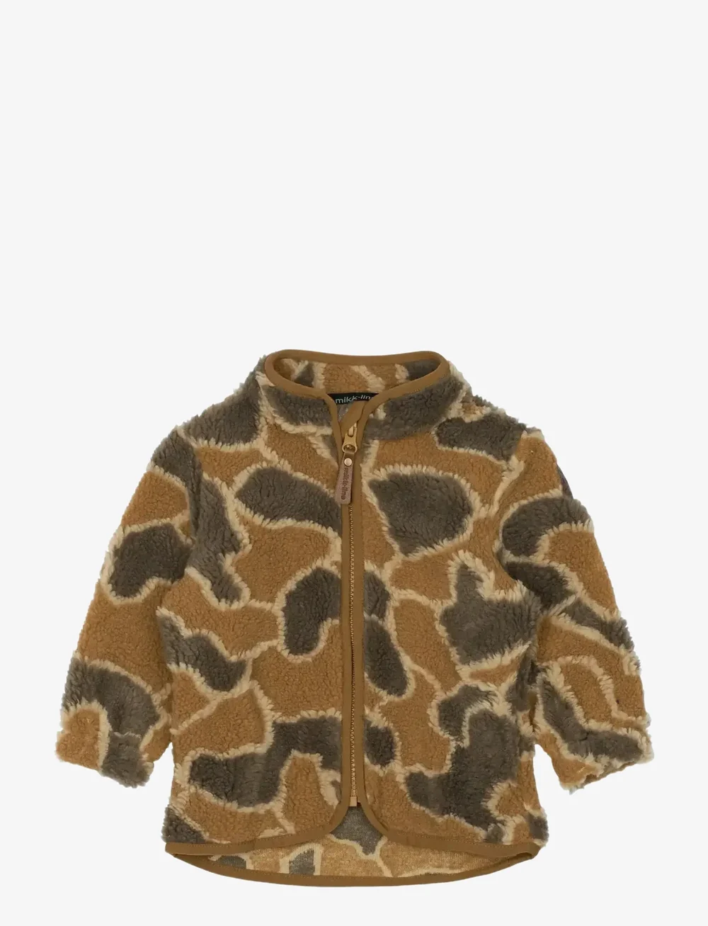 mikk-line - Teddy Cardigan - fleecejacken - burlwood - 1