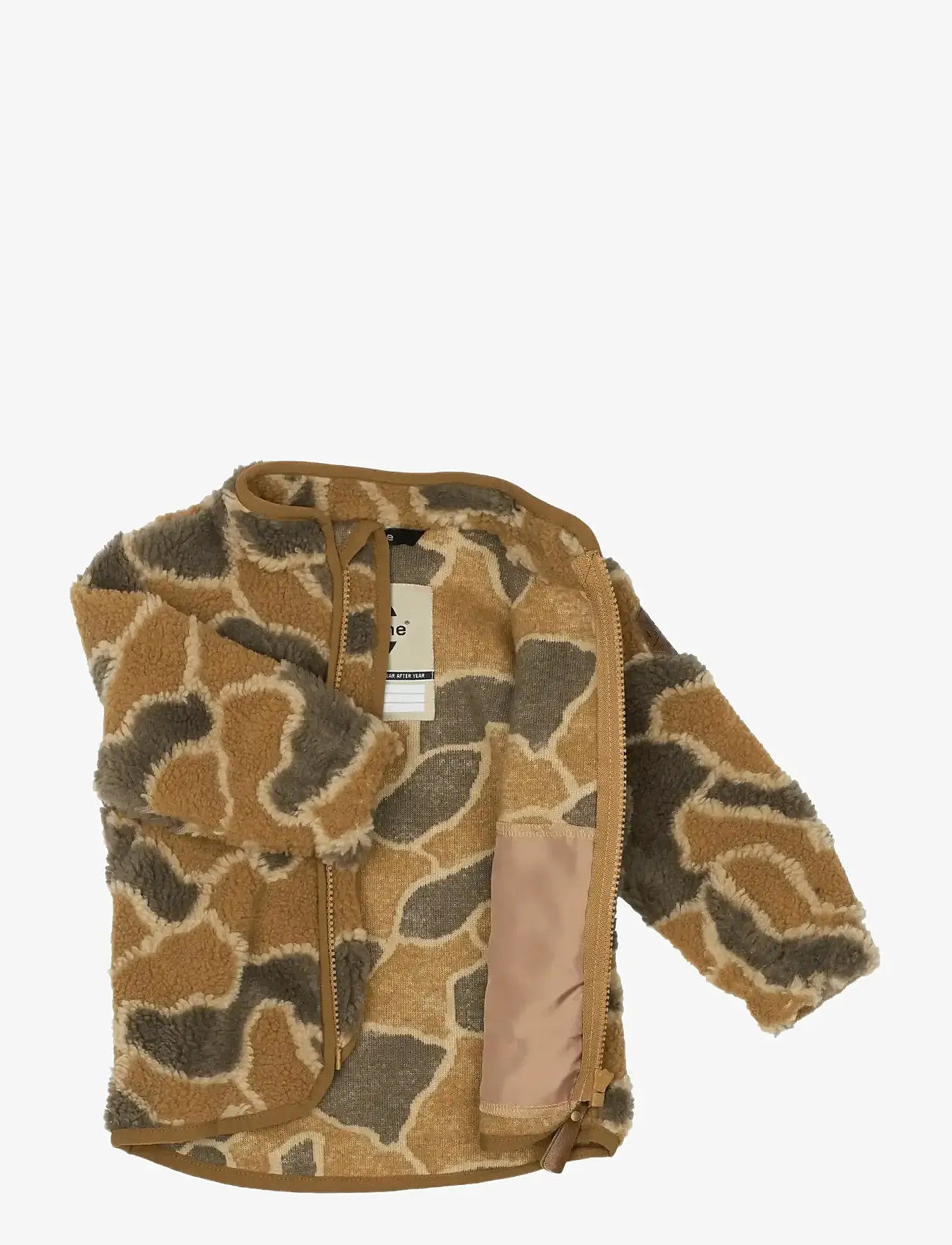 mikk-line - Teddy Cardigan - fleecejackor - burlwood - 3