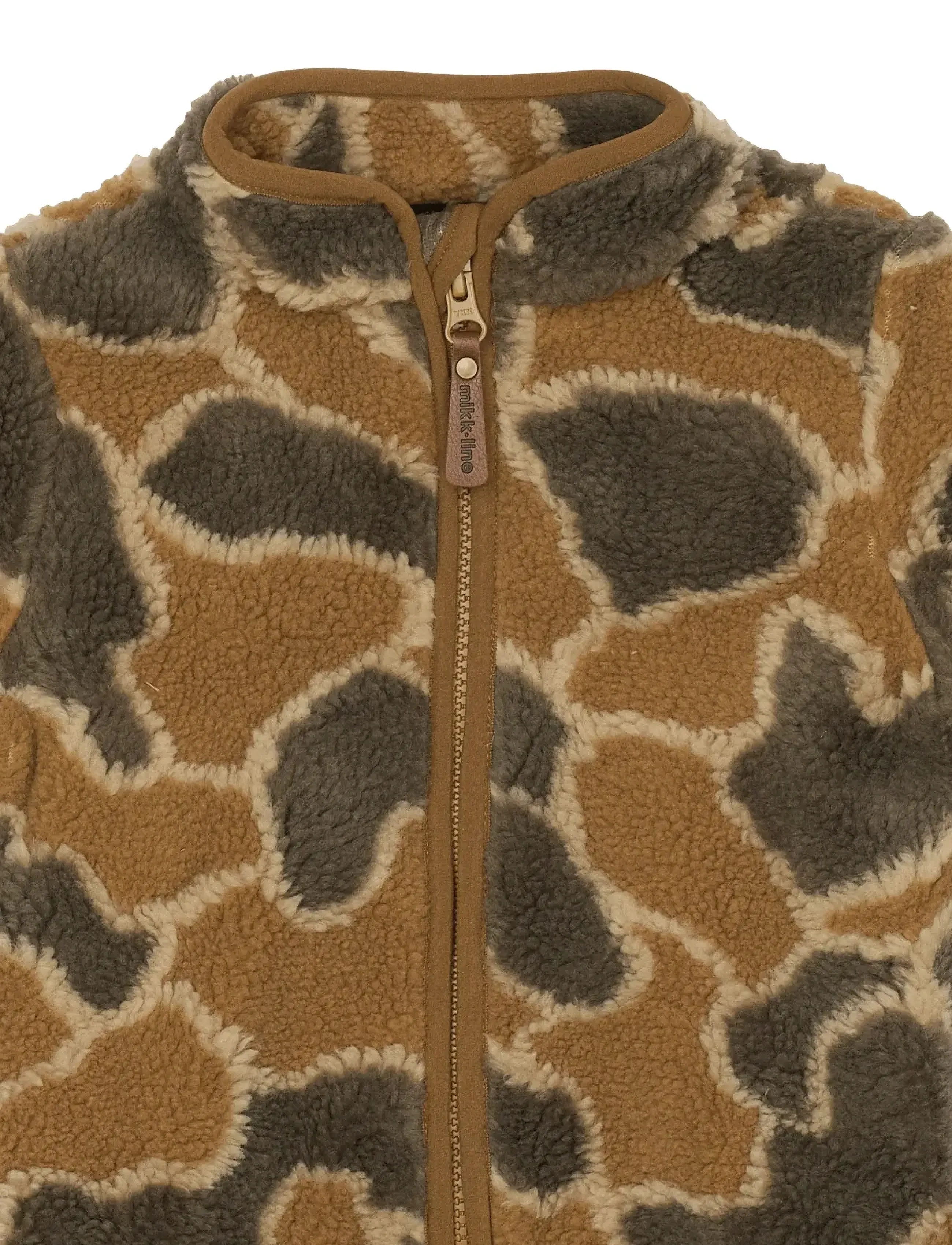 mikk-line - Teddy Cardigan - fleecejacken - burlwood - 4