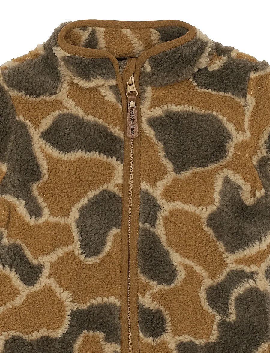 mikk-line - Teddy Cardigan - fleecejacken - burlwood - 4