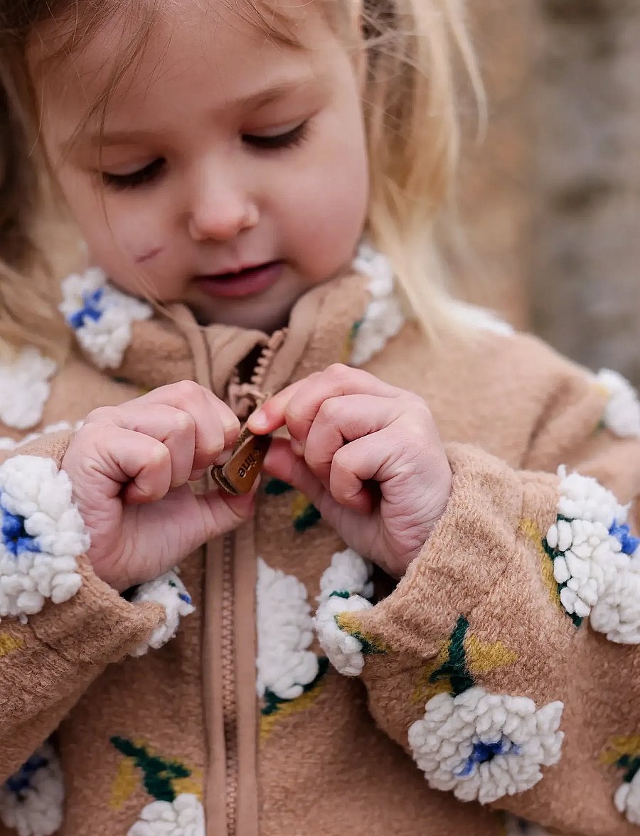 mikk-line - Teddy Cardigan - multino audinio striukės - chipmunk - 0