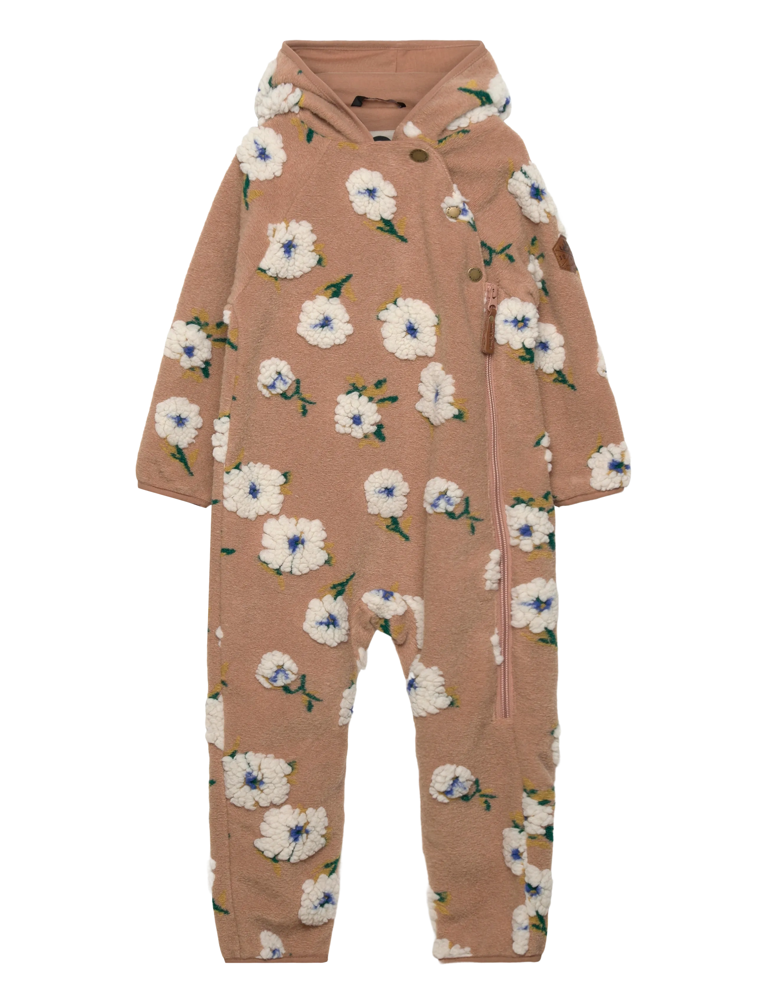 MIKK-LINE Teddy Anzug Ears Beige - 62 - Kinder