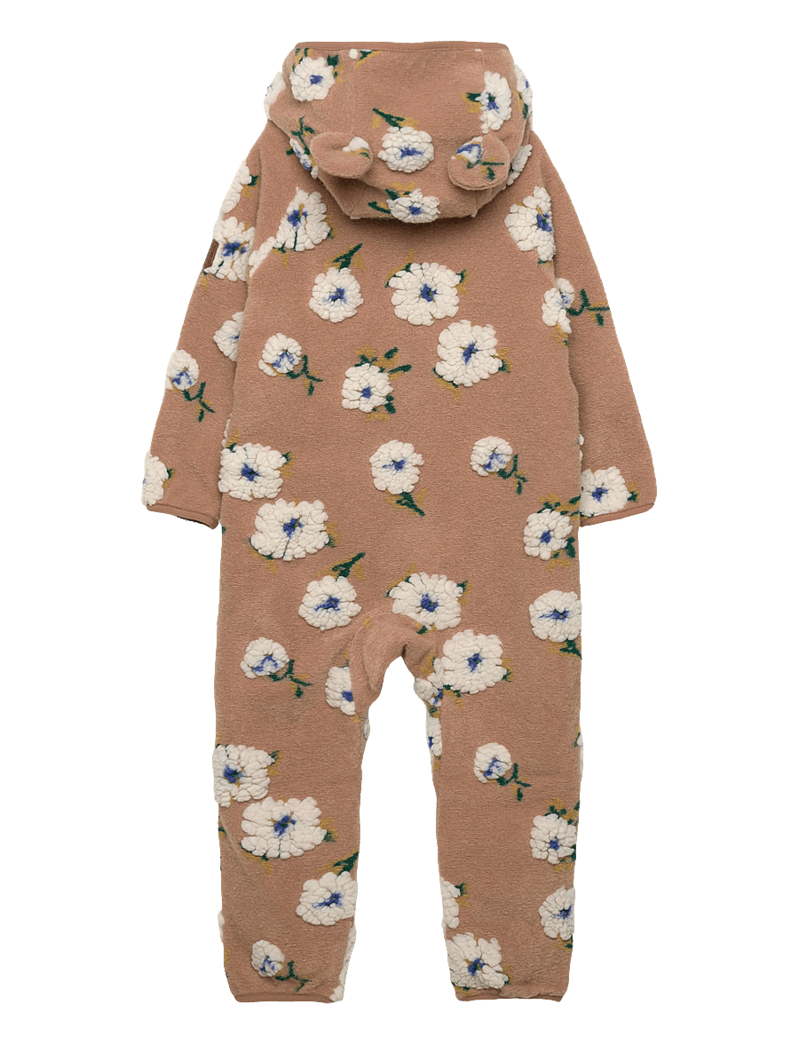 mikk-line - Teddy Suit Ears - fleece overalls - chipmunk - 1
