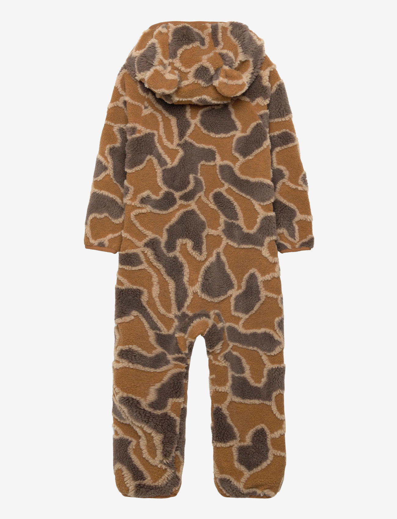 mikk-line - Teddy Suit Ears - fleece overalls - dijon - 1