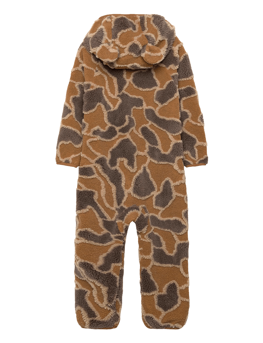 mikk-line - Teddy Suit Ears - fleece overalls - dijon - 1