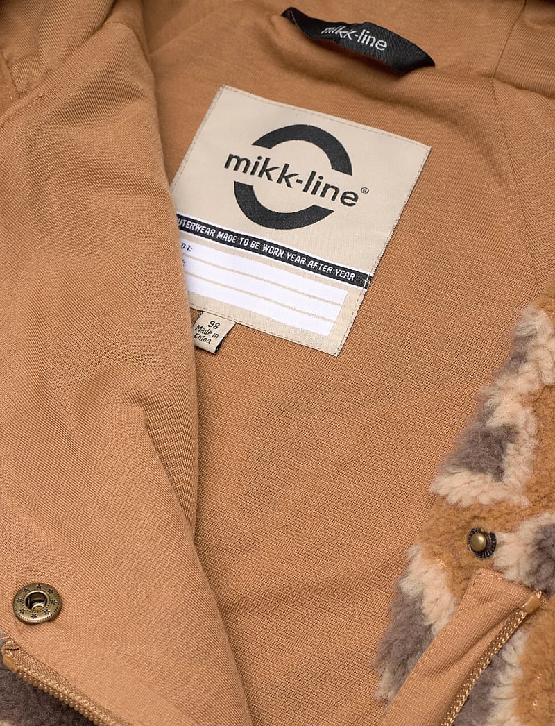 mikk-line - Teddy Suit Ears - fleece overalls - dijon - 2