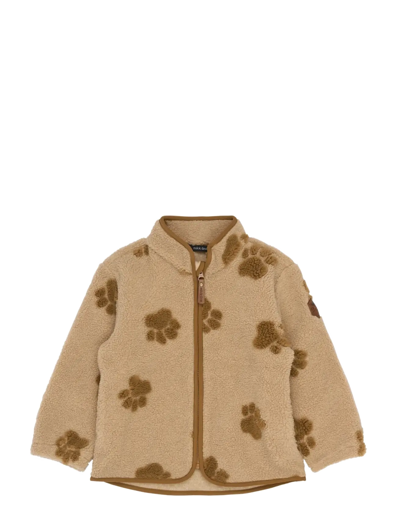 mikk-line Teddy Jacket 3D - Mikk-line - PAW AOP / beige