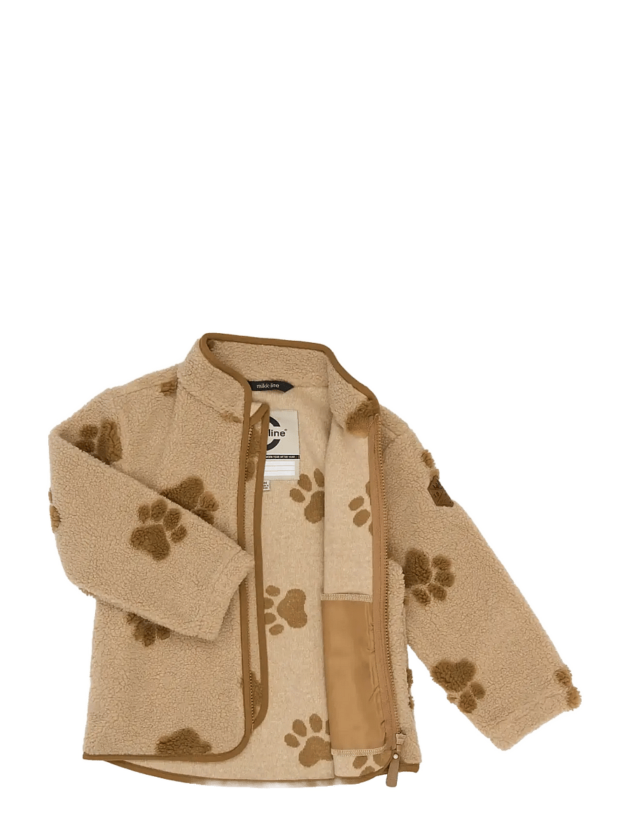 mikk-line - Teddy Jacket 3D - fleecejacken - paw aop - 3