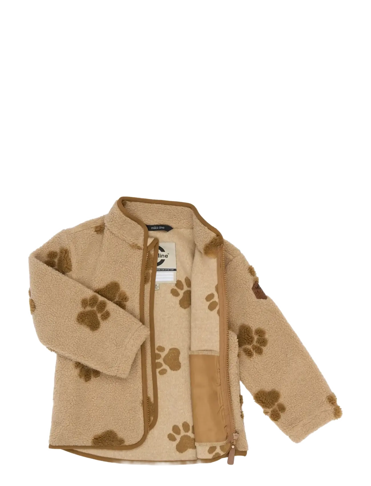 mikk-line - Teddy Jacket 3D - fleecejakker - paw aop - 3
