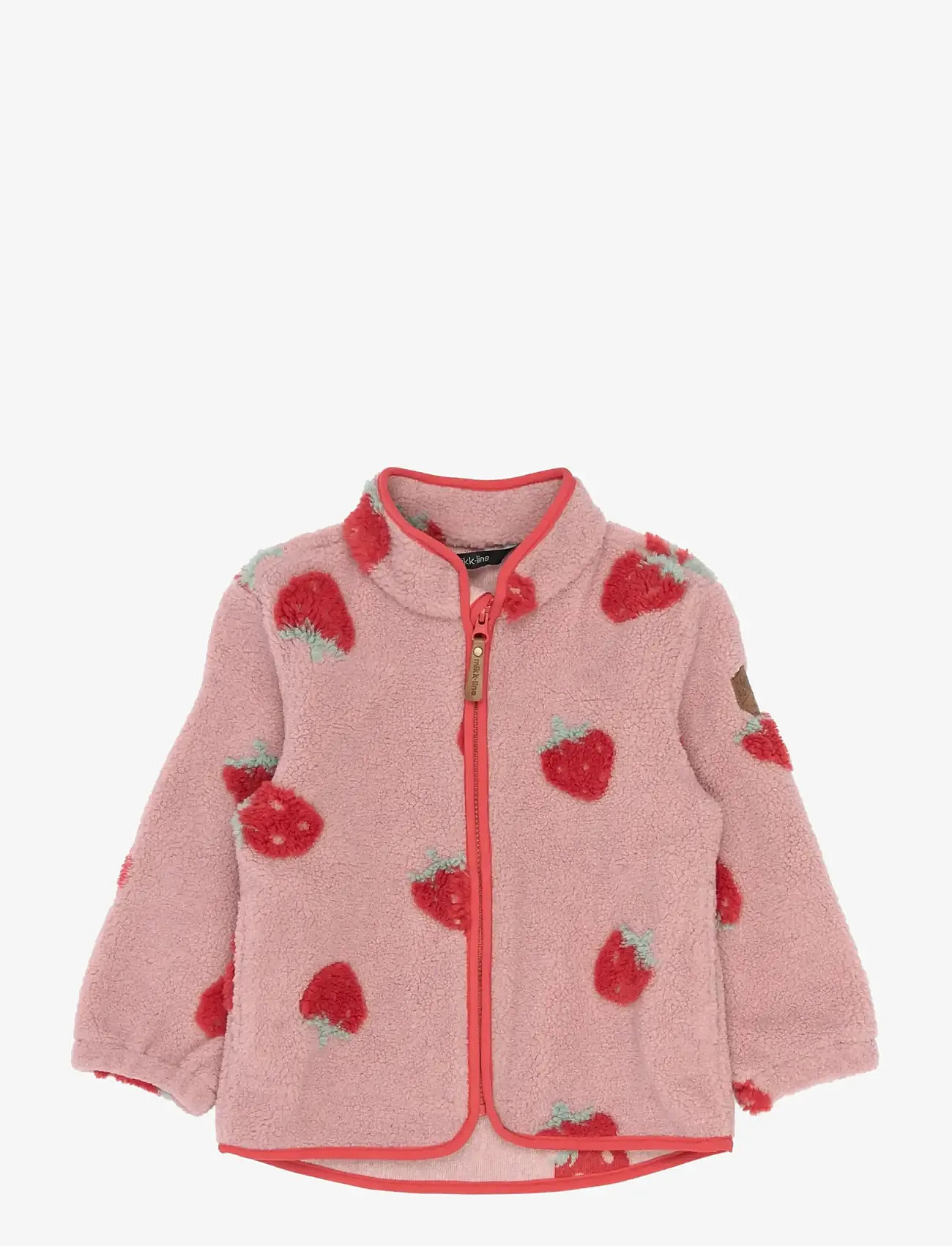 mikk-line - Teddy Jacket 3D - efterårsjakker - strawberry aop - 0