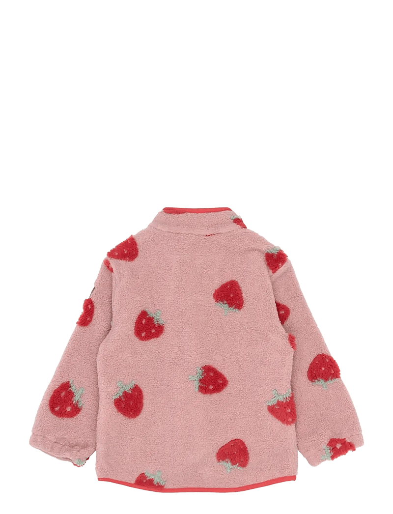 mikk-line - Teddy Jacket 3D - fleecejacken - strawberry aop - 2