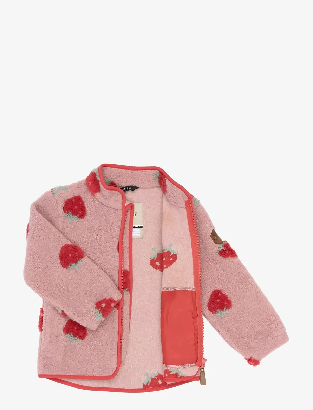 mikk-line - Teddy Jacket 3D - efterårsjakker - strawberry aop - 2