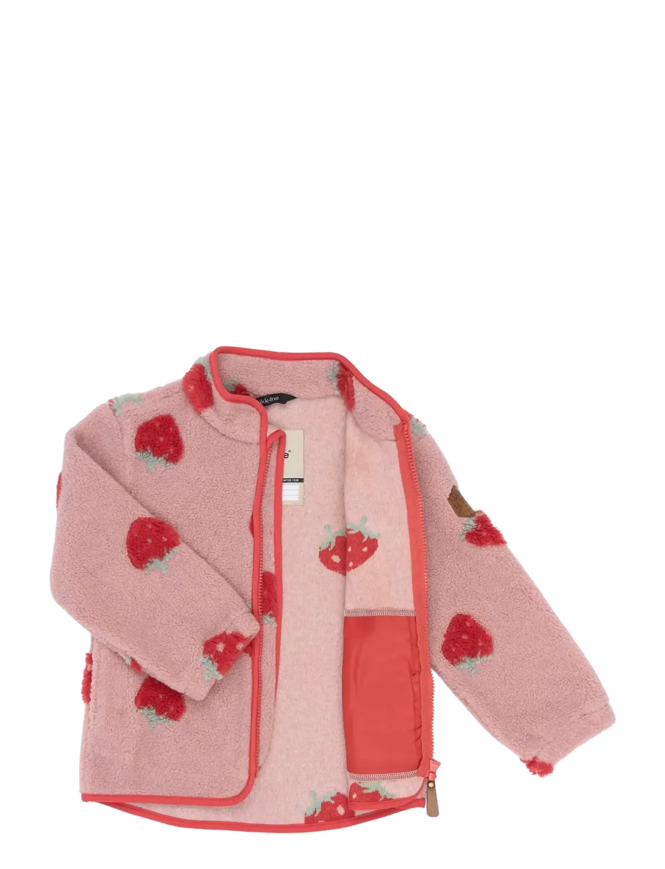 mikk-line - Teddy Jacket 3D - rudens jakas - strawberry aop - 3