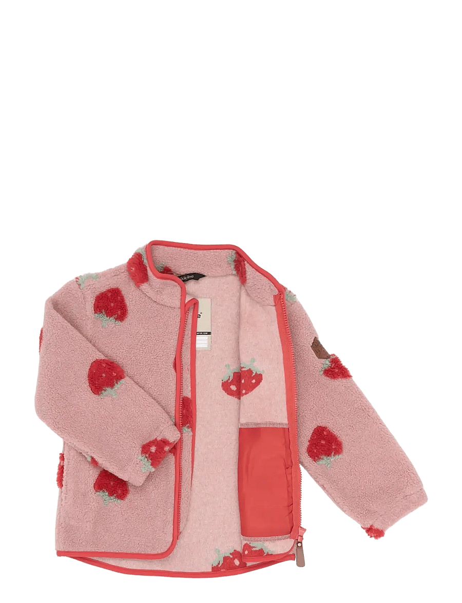 mikk-line - Teddy Jacket 3D - flíspeysur - strawberry aop - 3
