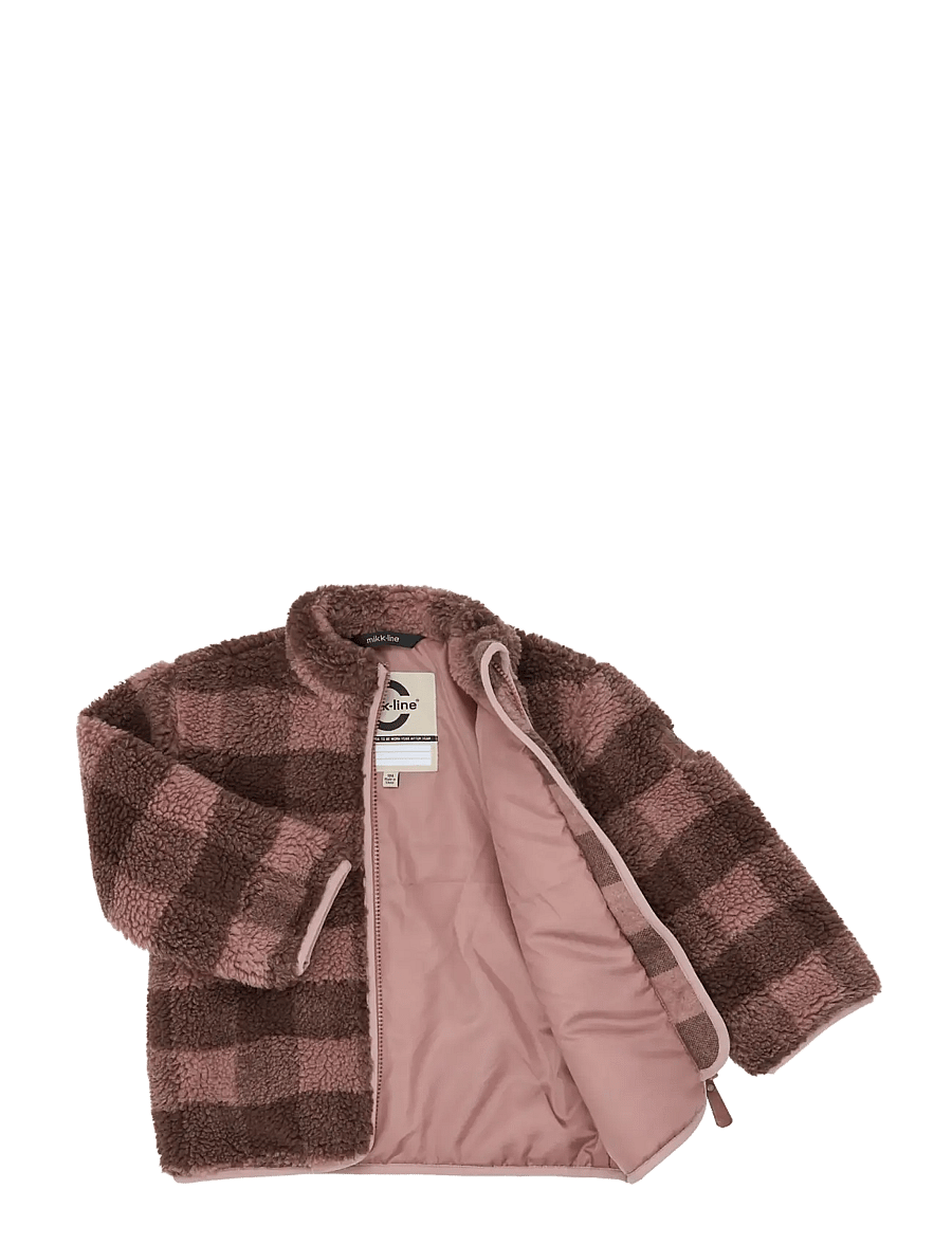 mikk-line - Teddy Fleece Jacket - fleecejacken - burlwood - 2