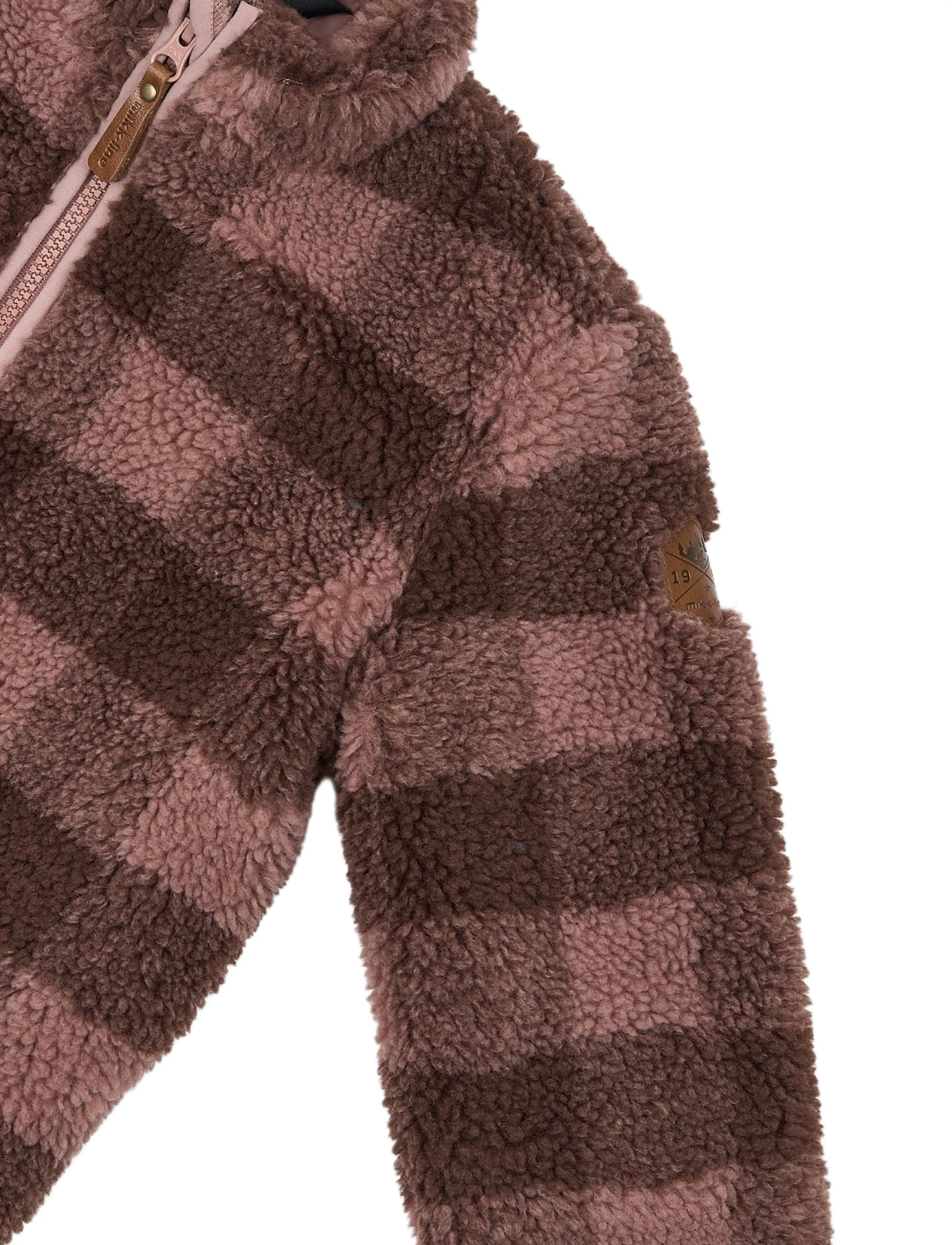 mikk-line - Teddy Fleece Jacket - fleecejacken - burlwood - 3