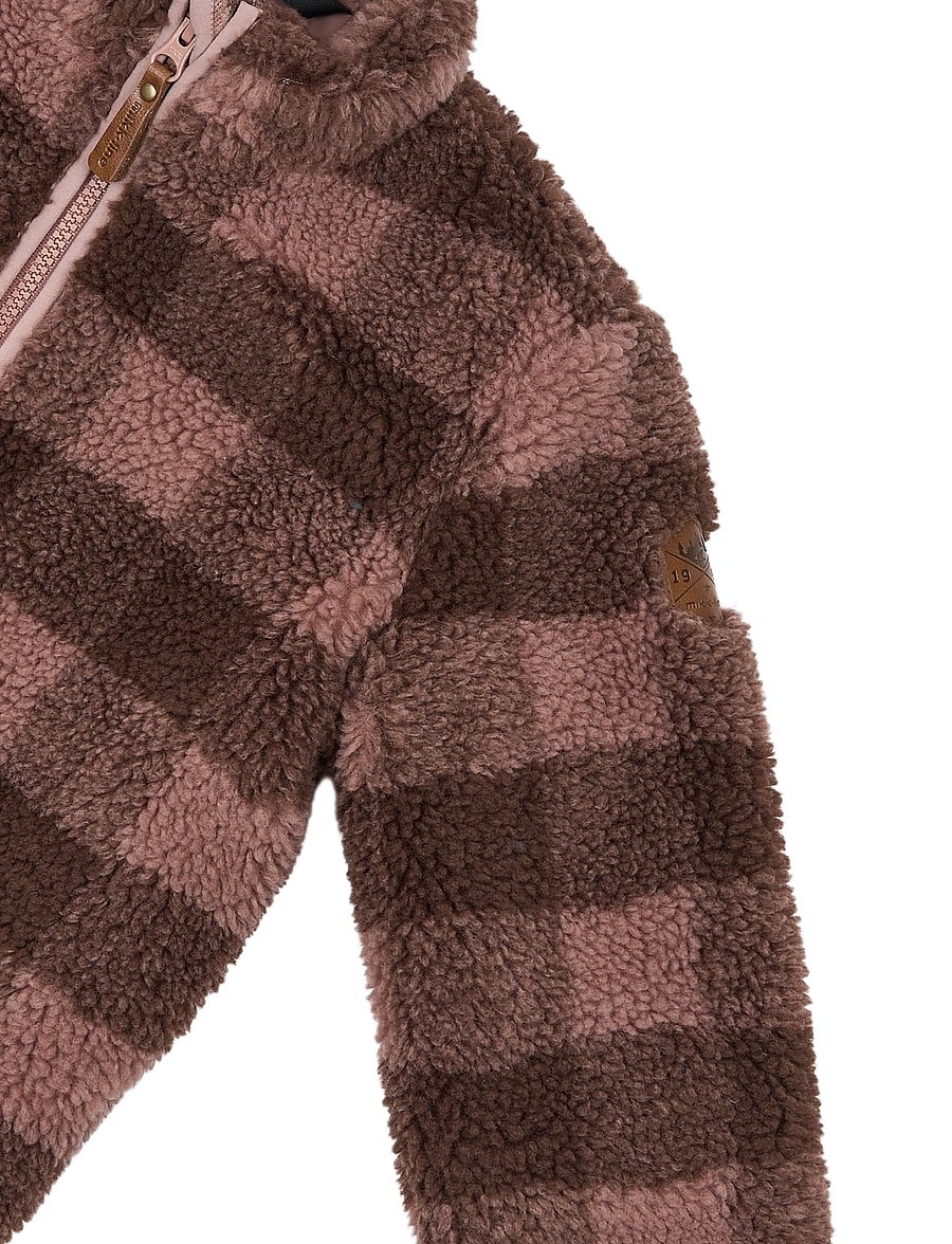 mikk-line - Teddy Fleece Jacket - fleecejacken - burlwood - 3