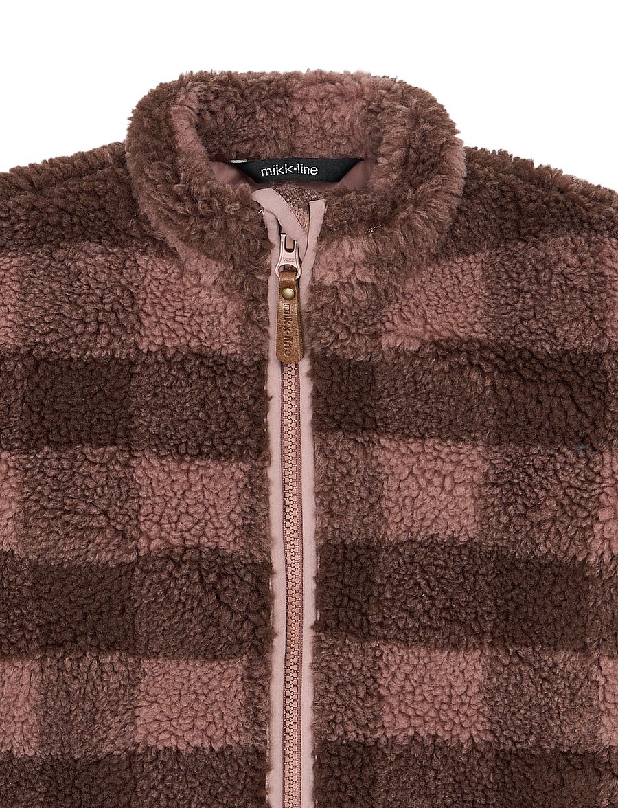 mikk-line - Teddy Fleece Jacket - fleecejacken - burlwood - 4