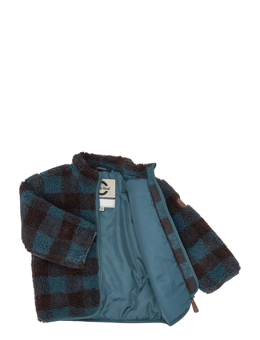 mikk-line - Teddy Fleece Jacket - fleecejakker - dark slate - 2
