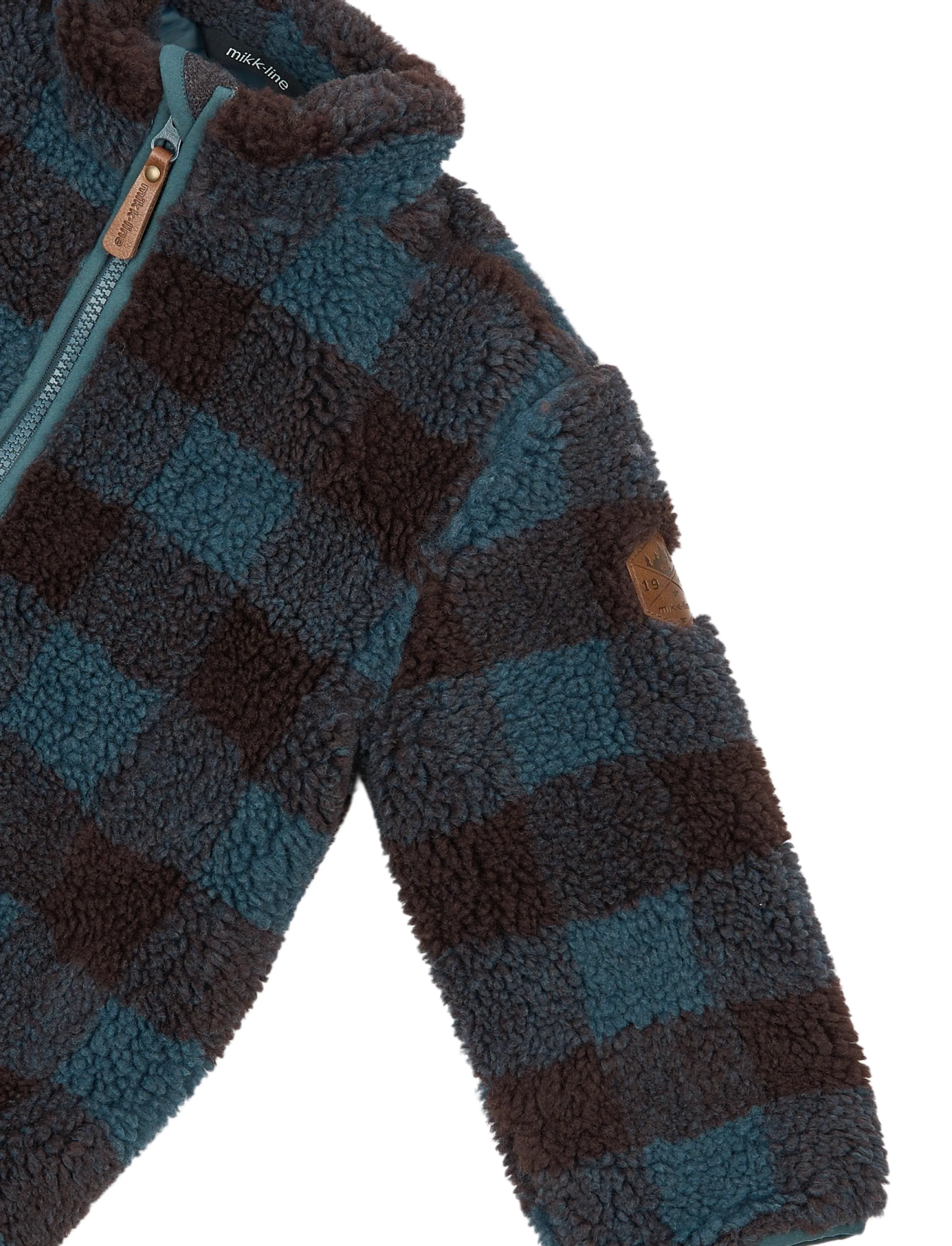 mikk-line - Teddy Fleece Jacket - fleecejakker - dark slate - 4
