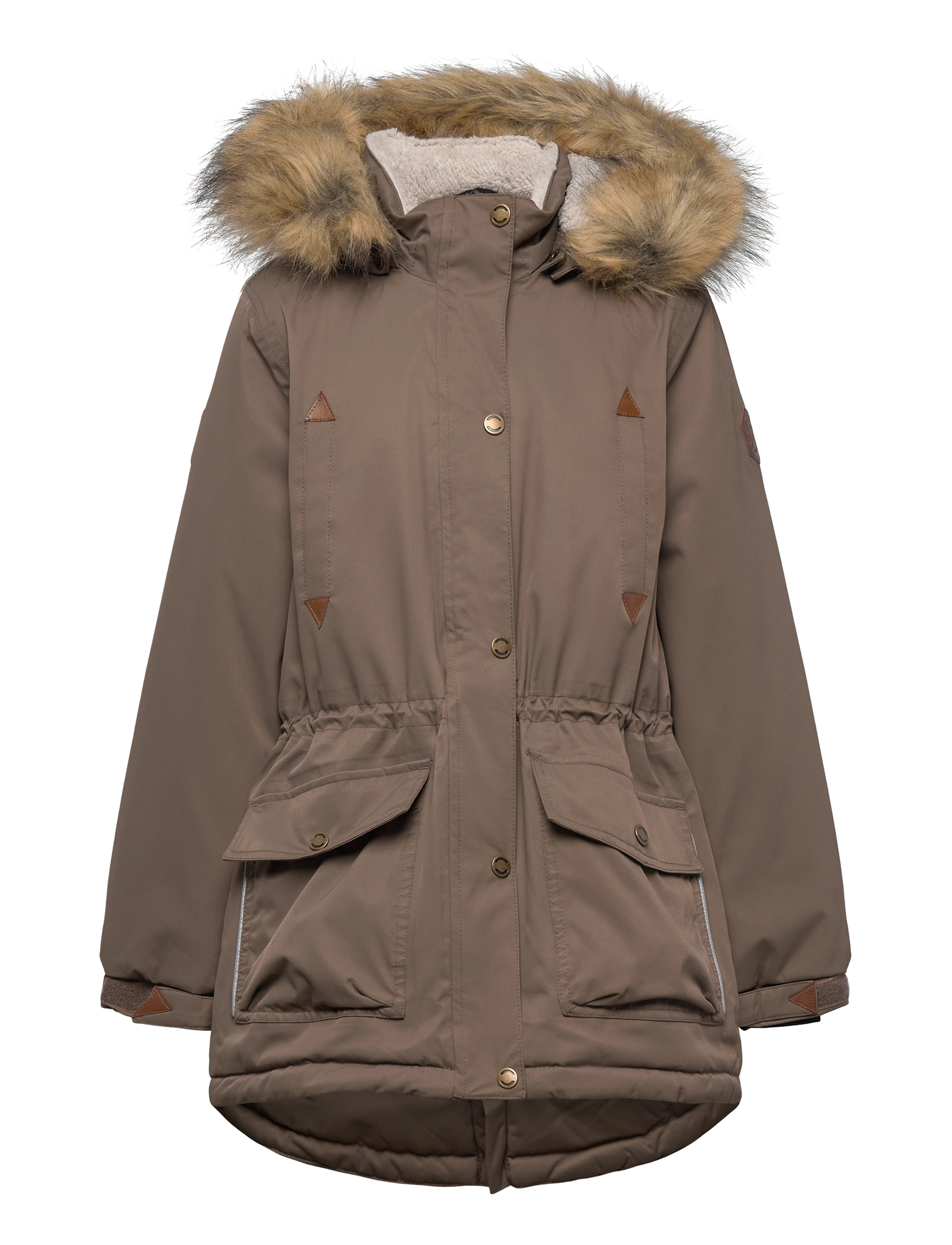 mikk-line Twill Nylon Girl Parca - Jakker - CHOCOLATE CHIP / brown