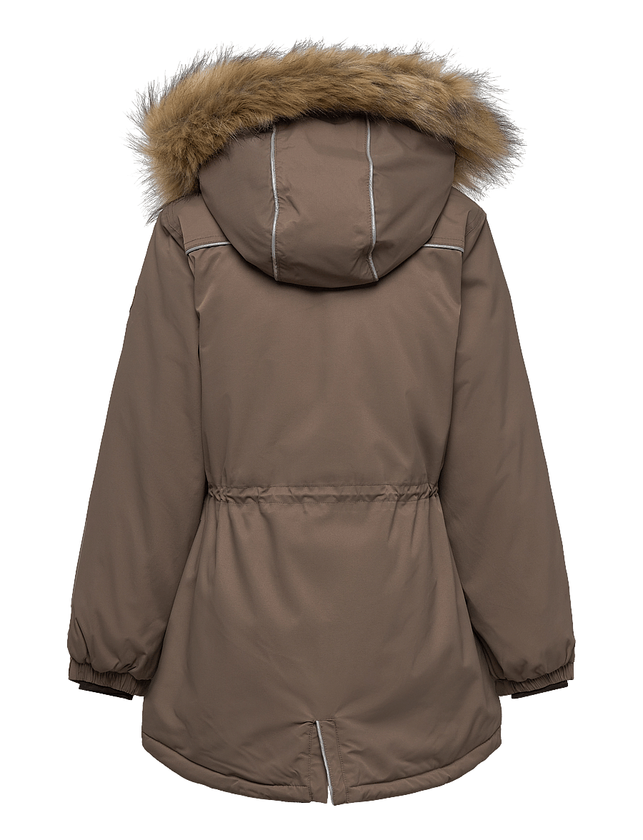 mikk-line - Twill Nylon Girl Parca - parkas - chocolate chip - 1