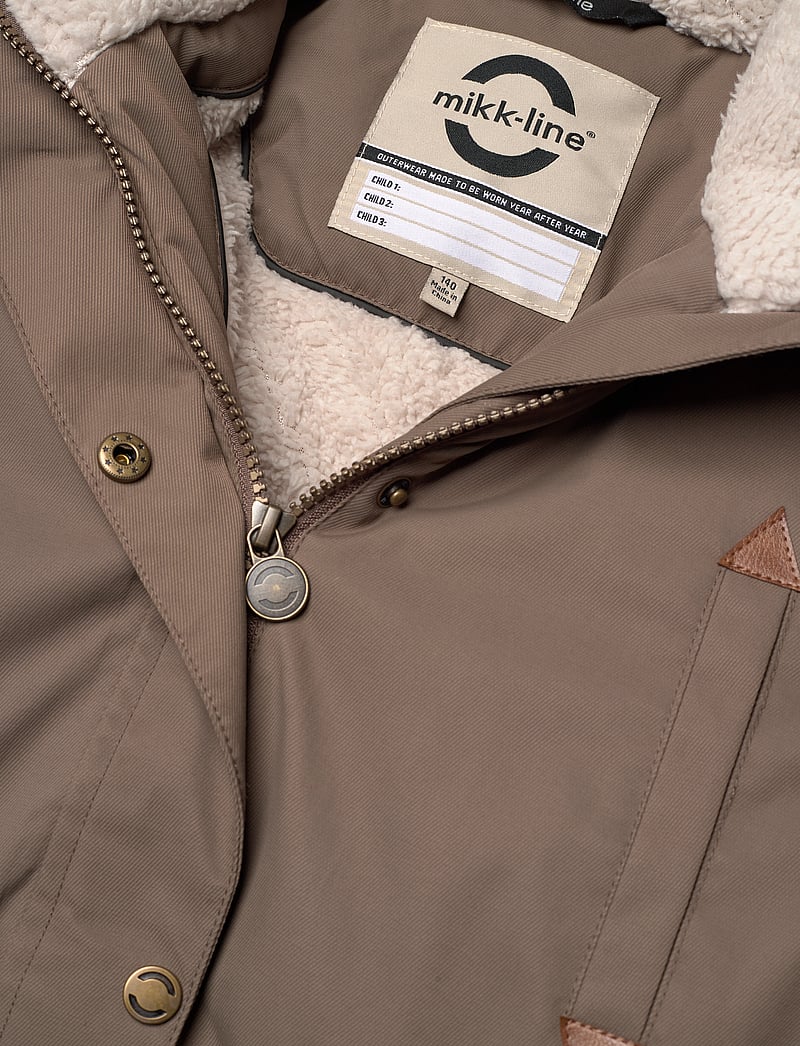 mikk-line - Twill Nylon Girl Parca - parkas - chocolate chip - 2