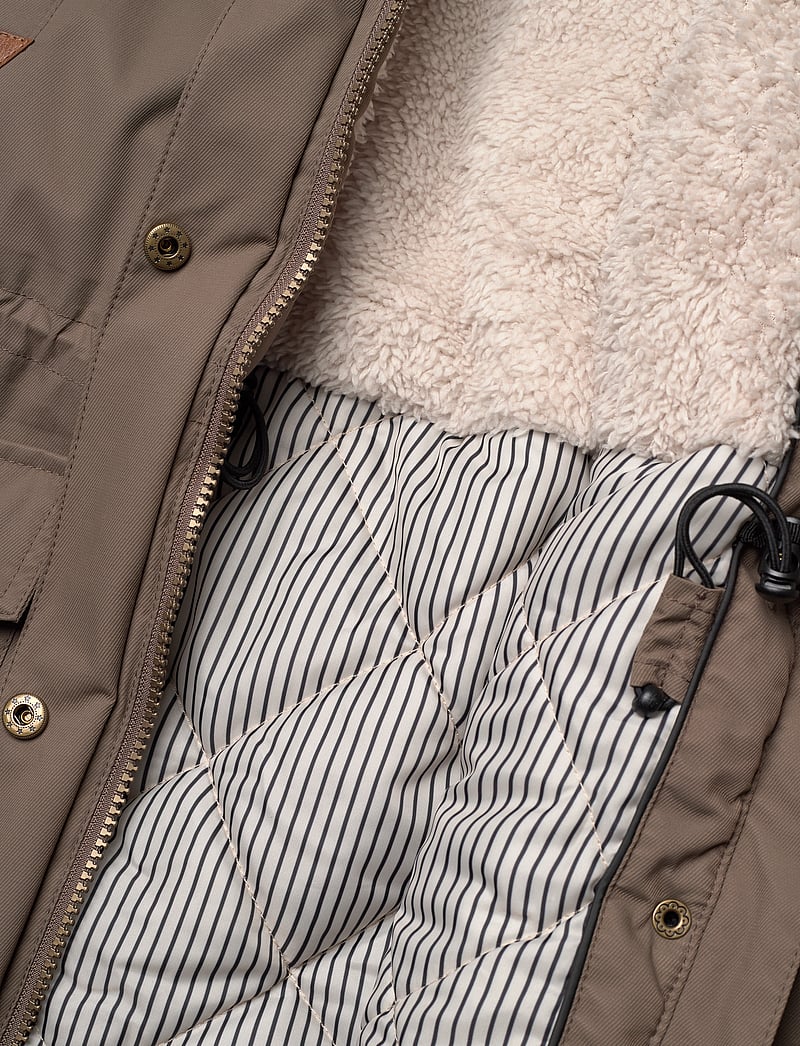 mikk-line - Twill Nylon Girl Parca - parkas - chocolate chip - 5