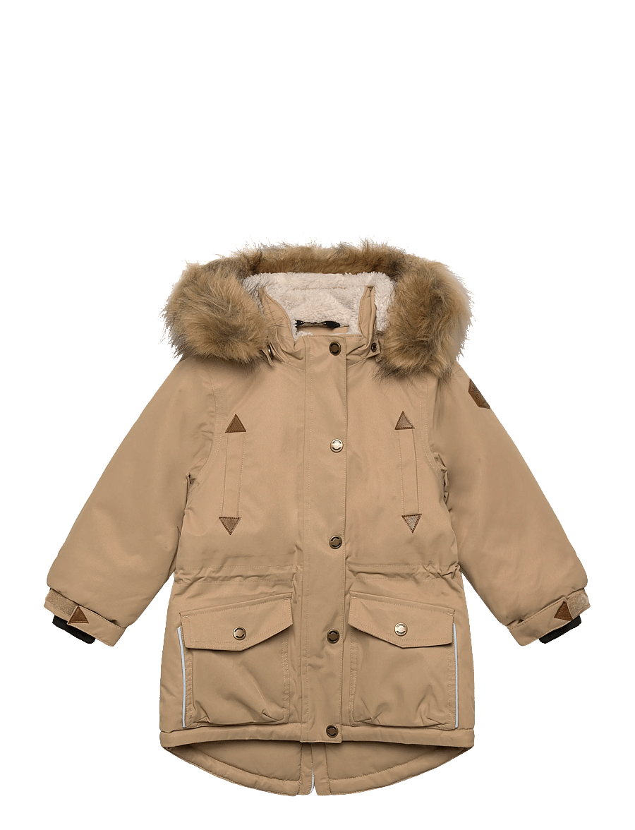 mikk-line - Twill Nylon Girl Parca - parkad - cornstalk - 0