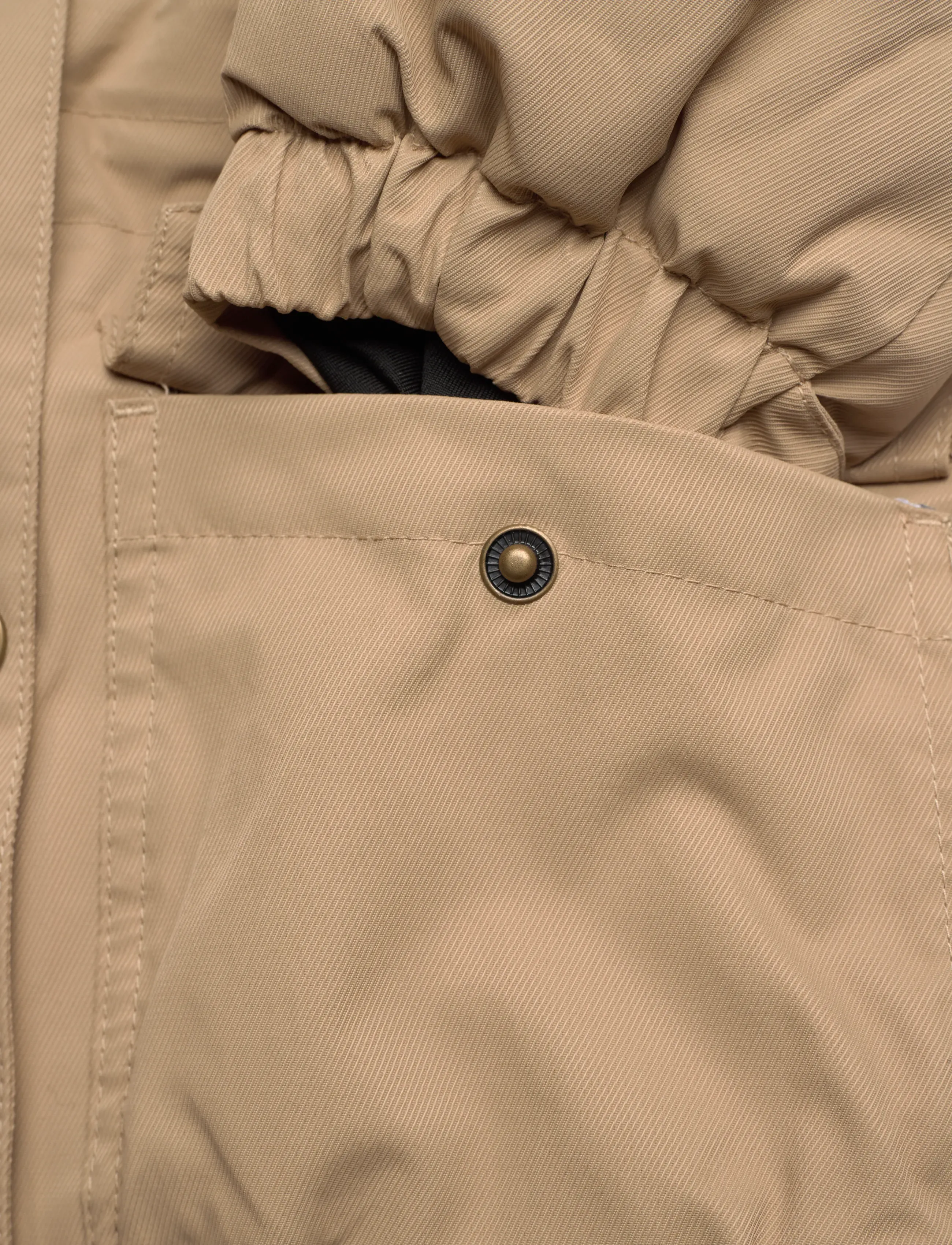 mikk-line - Twill Nylon Girl Parca - parkas - cornstalk - 4