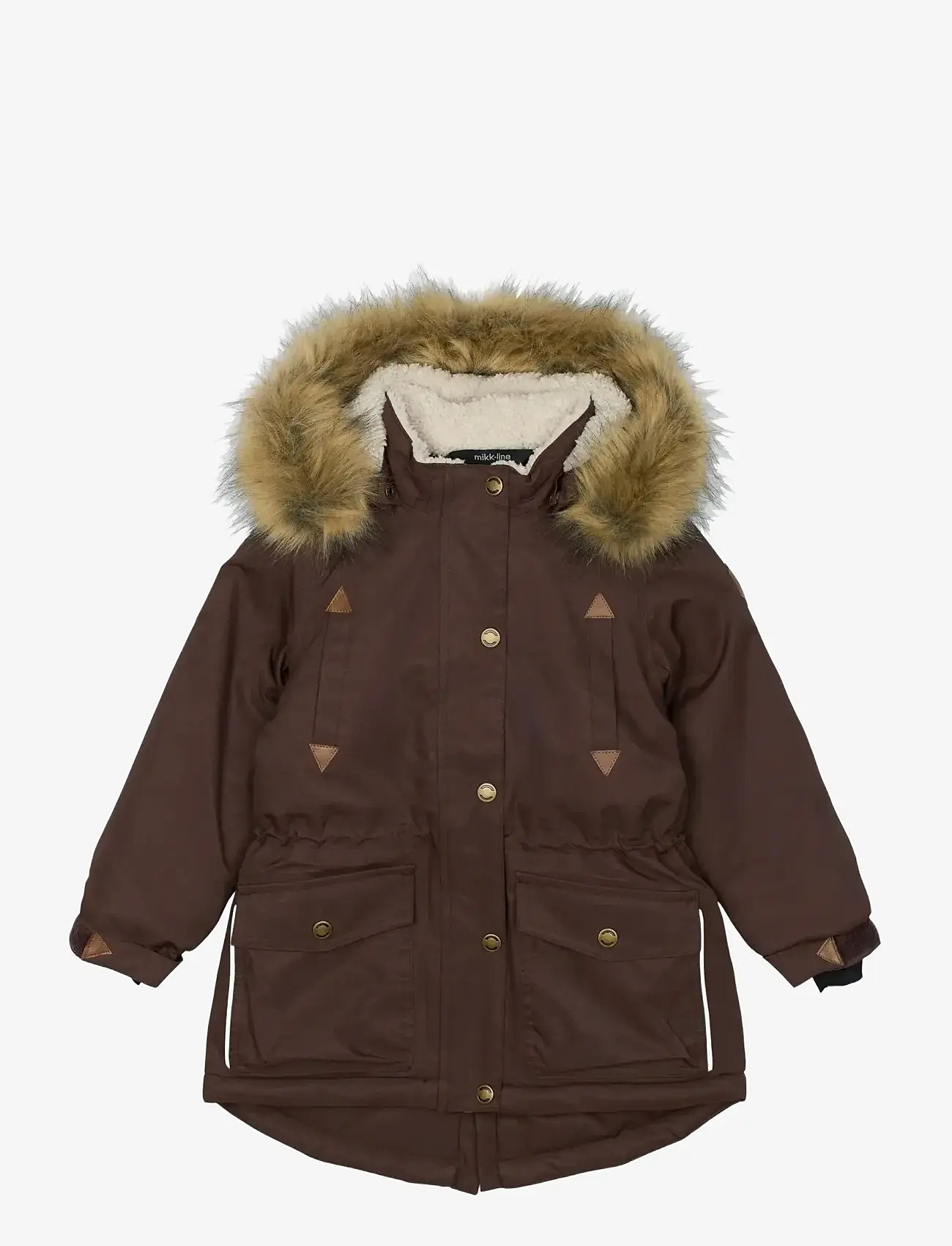 mikk-line - Twill Nylon Girl Parca - parkas - french roast - 1