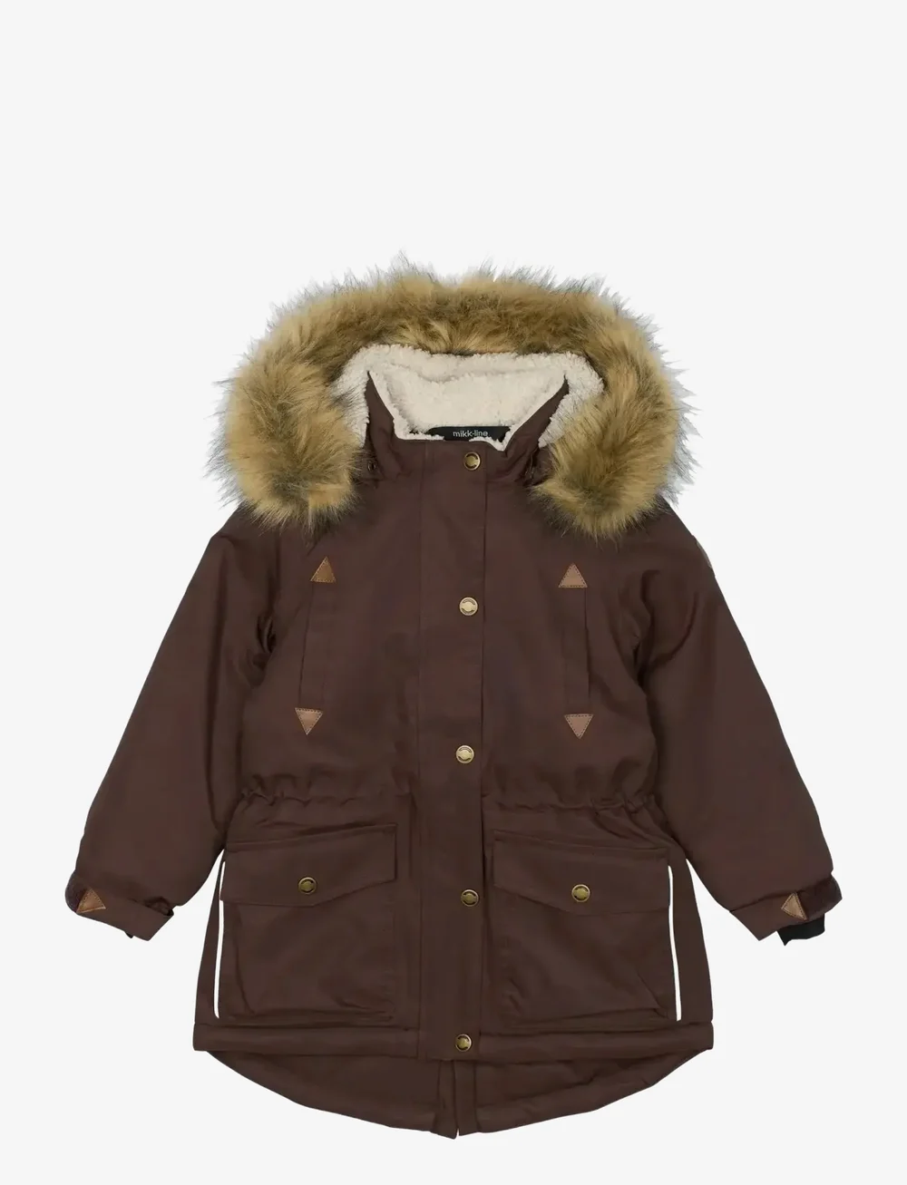 mikk-line - Twill Nylon Girl Parca - parkas - french roast - 1