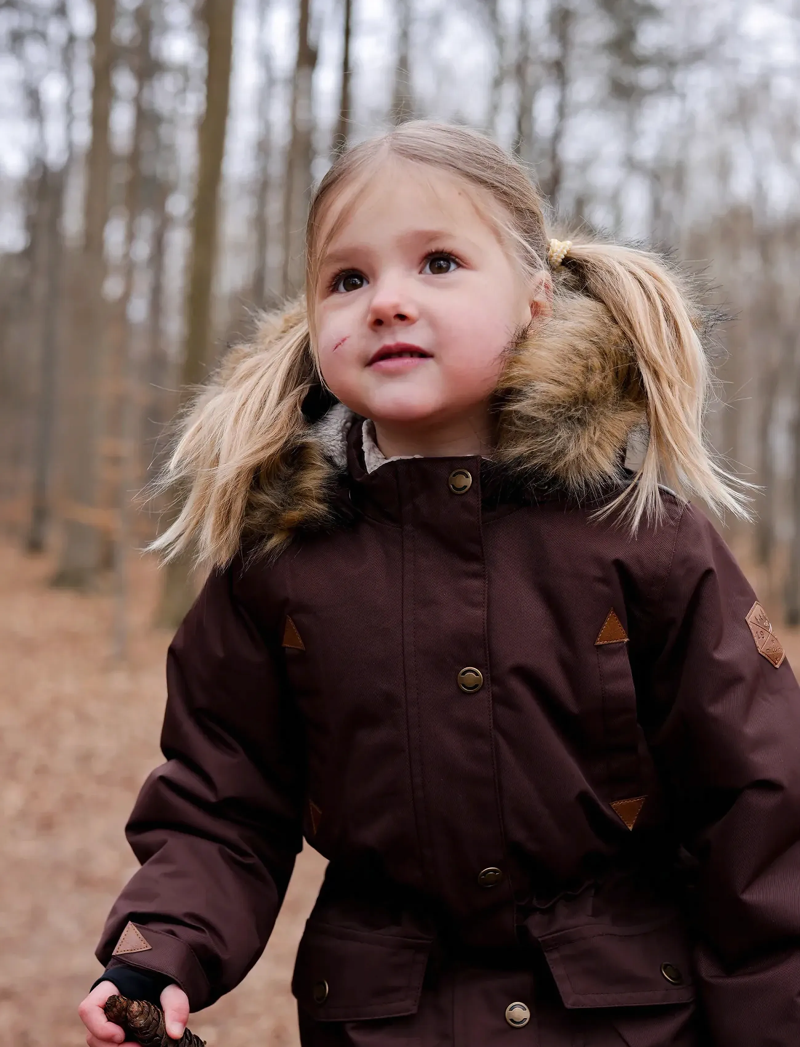 mikk-line - Twill Nylon Girl Parca - parka stila virsjakas - french roast - 4