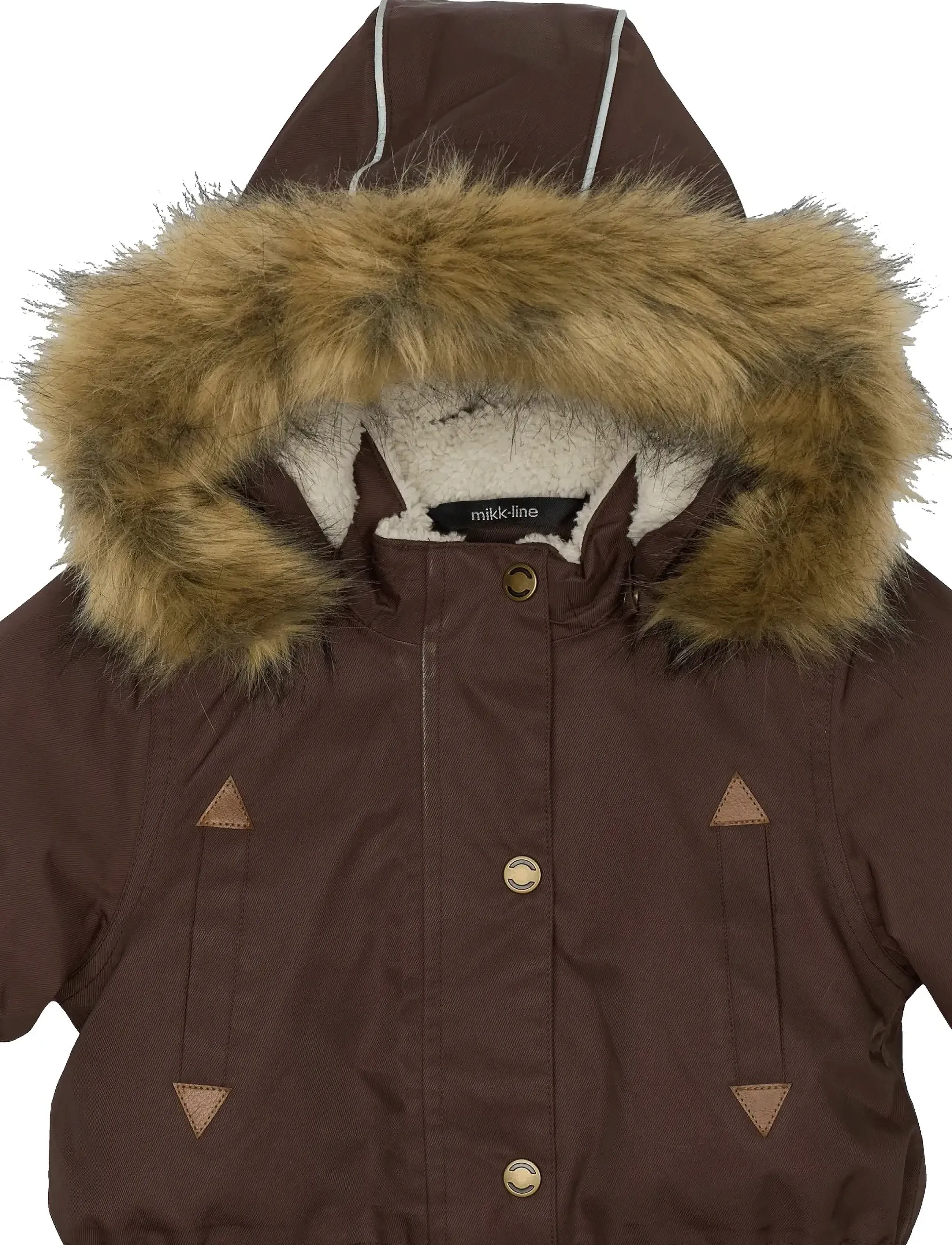 mikk-line - Twill Nylon Girl Parca - parka stila virsjakas - french roast - 5