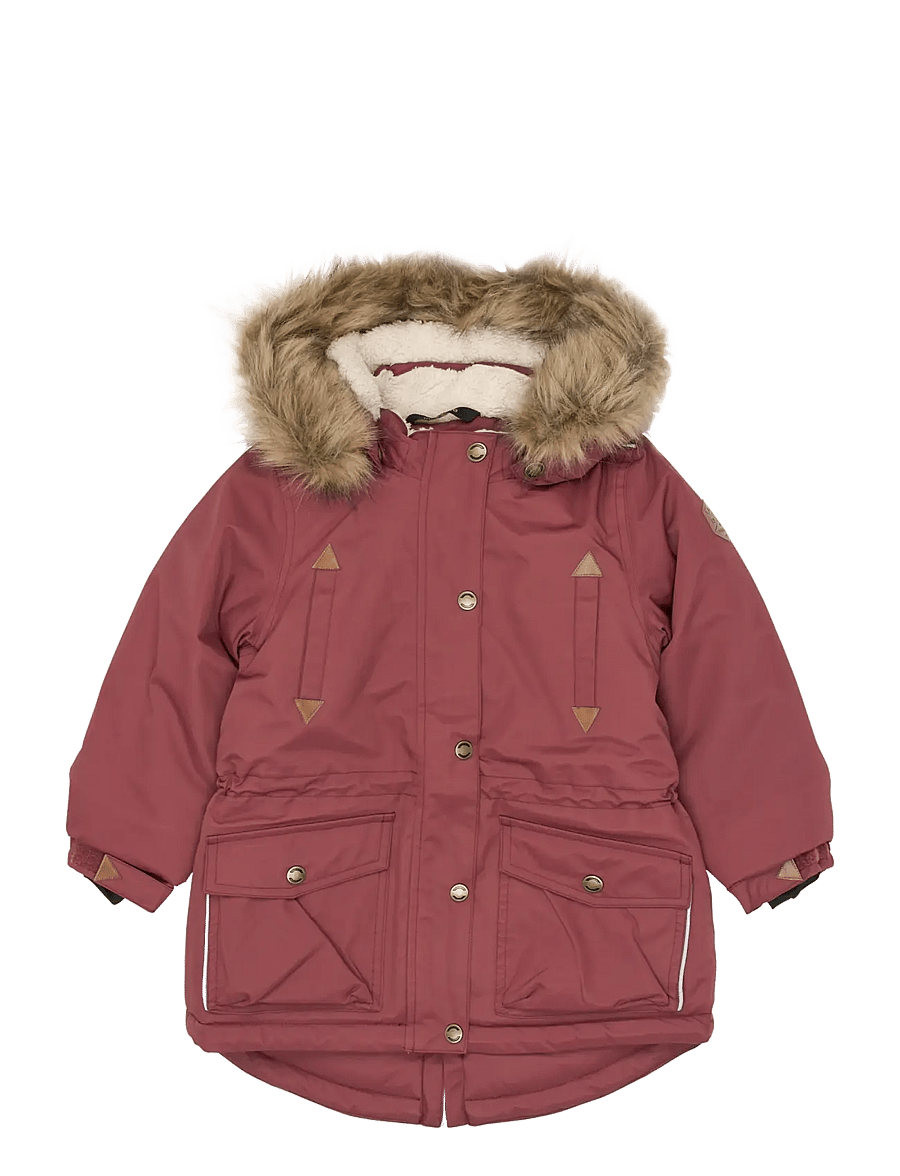 mikk-line - Twill Nylon Girl Parca - parkad - oxblood red - 0