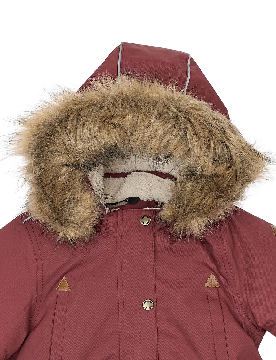 mikk-line - Twill Nylon Girl Parca - parkad - oxblood red - 3