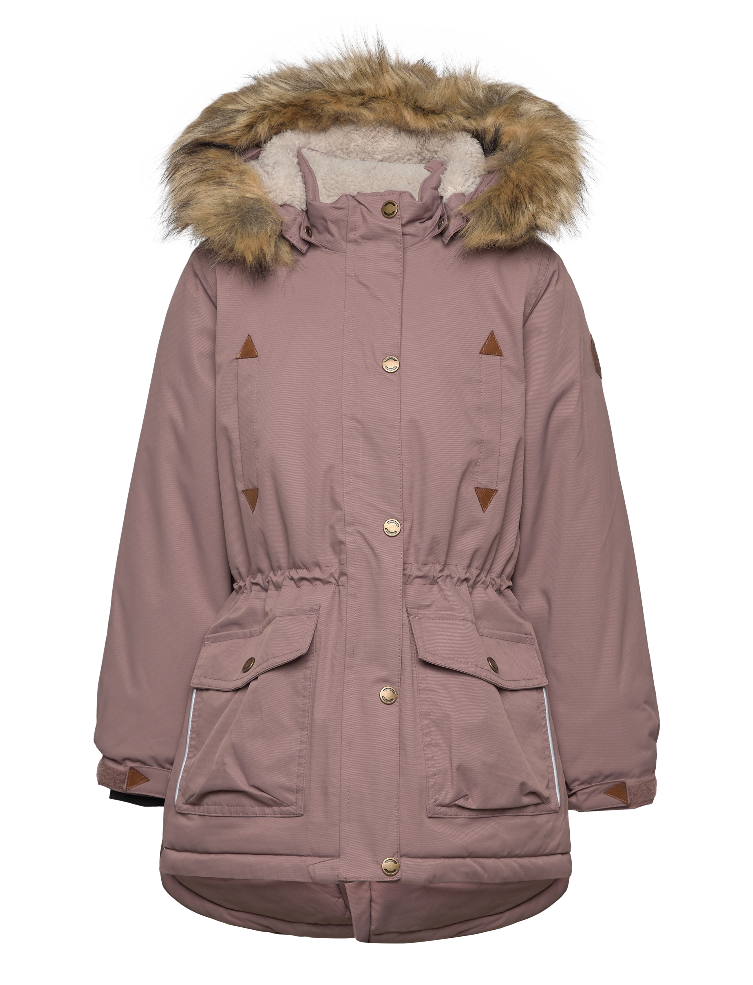 MIKK-LINE Twill Nylon Mädchen Parca Pink - 92 - Kinder