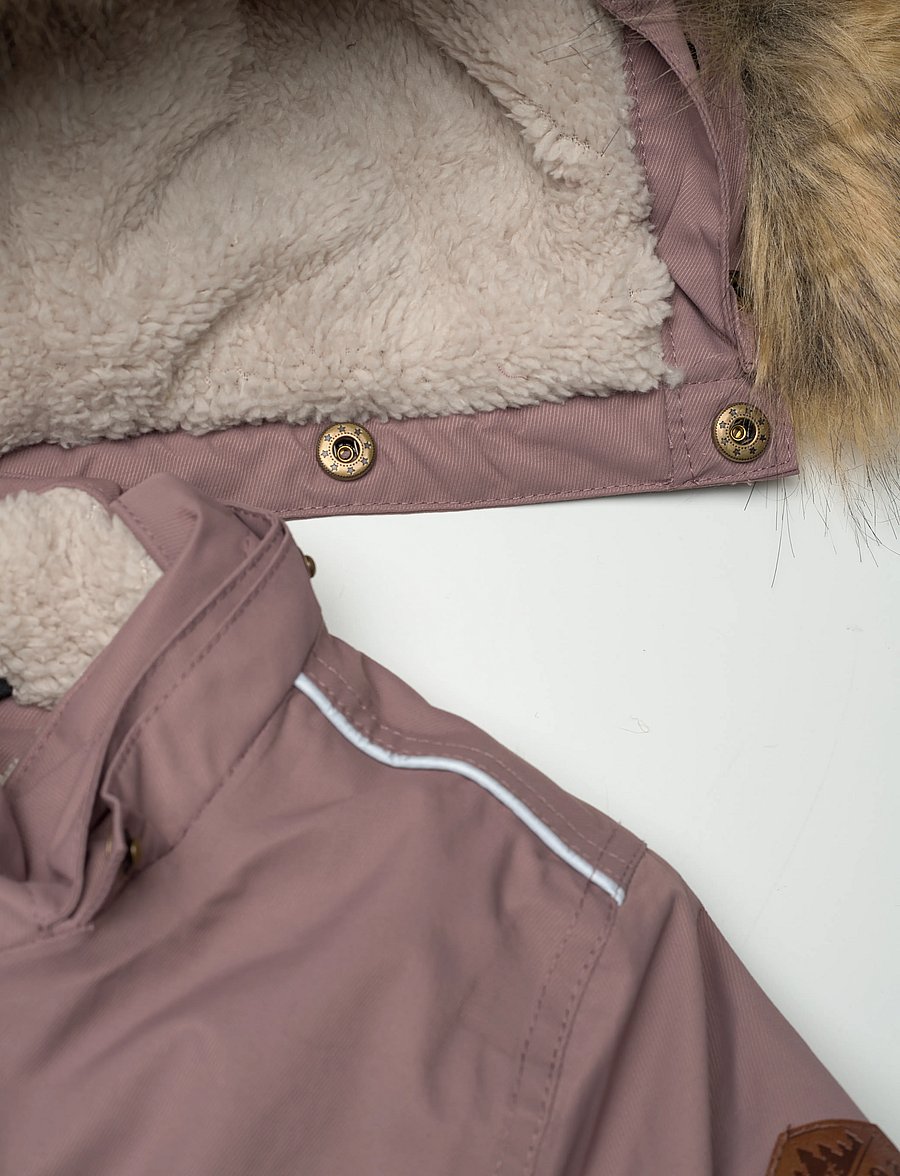mikk-line - Twill Nylon Girl Parca - parkas - twilight mauve - 3