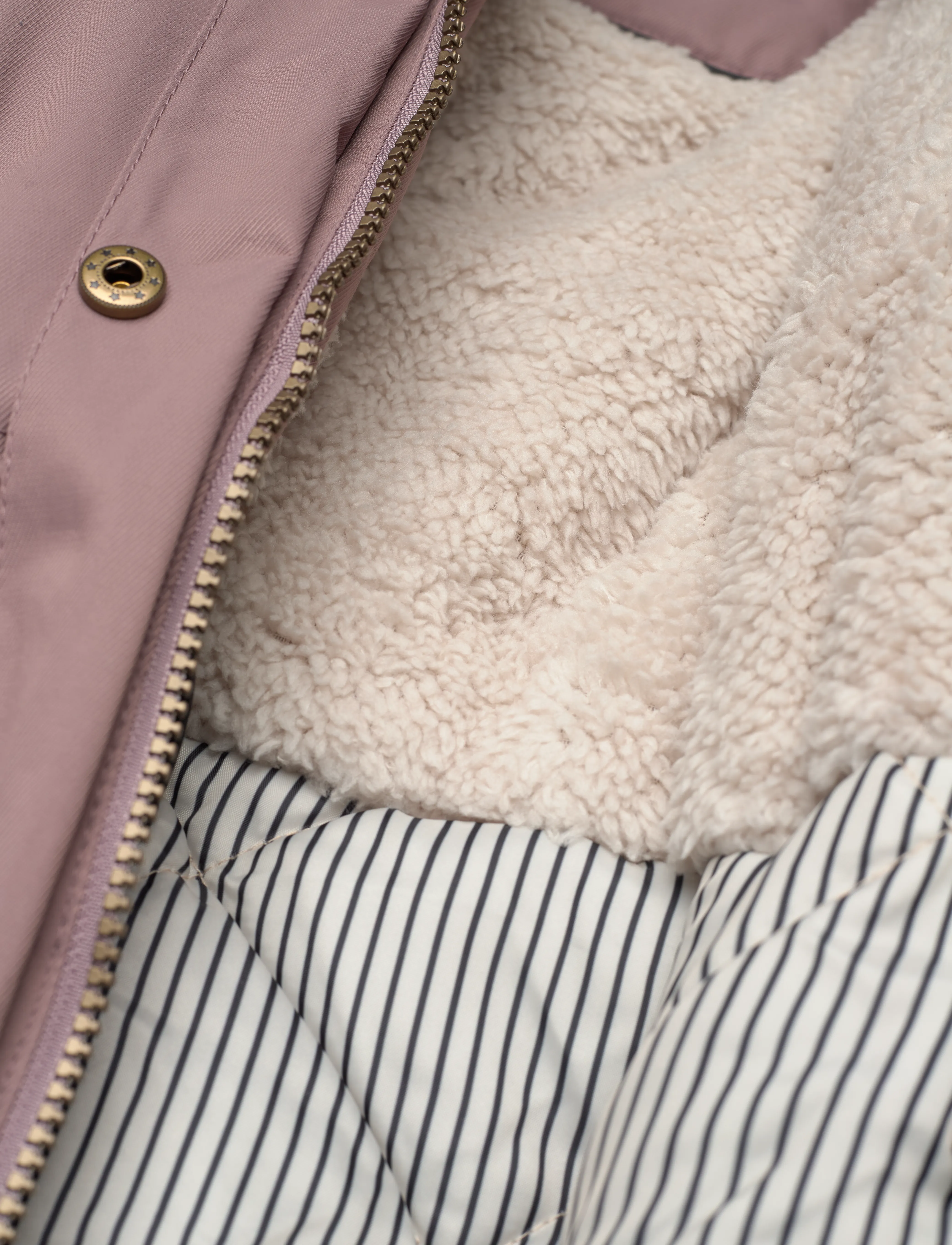 mikk-line - Twill Nylon Girl Parca - overtøj - twilight mauve - 5